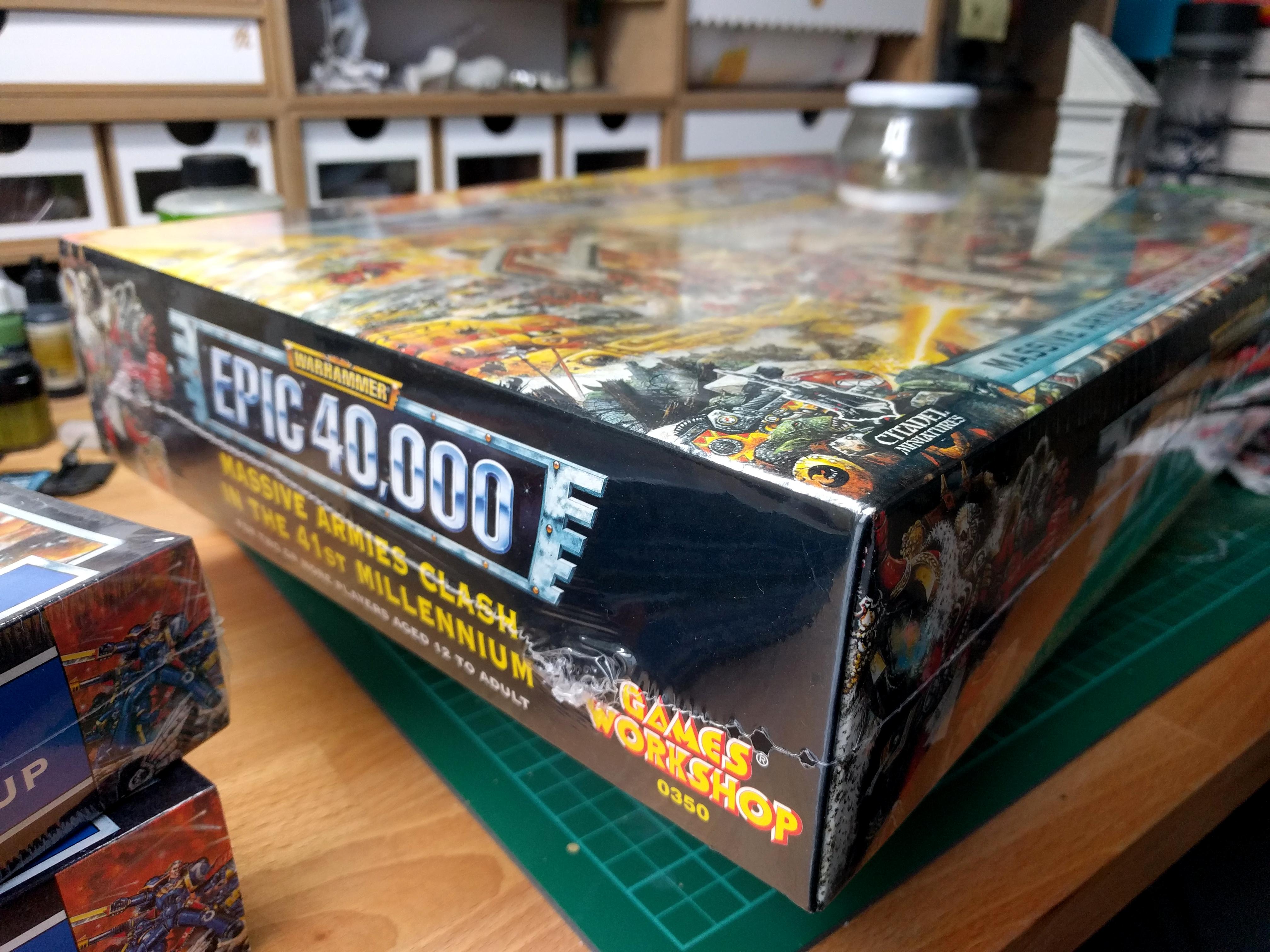 Epic, Epic 40k, Epic Box Set, Orks, Space Marines, Warhammer 40,000, Warhammer Fantasy