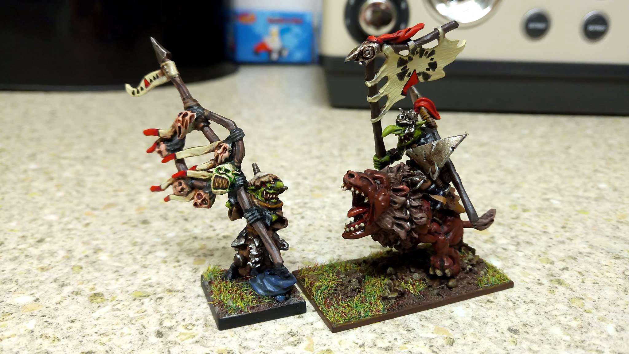 Kings of War goblin Flaggits