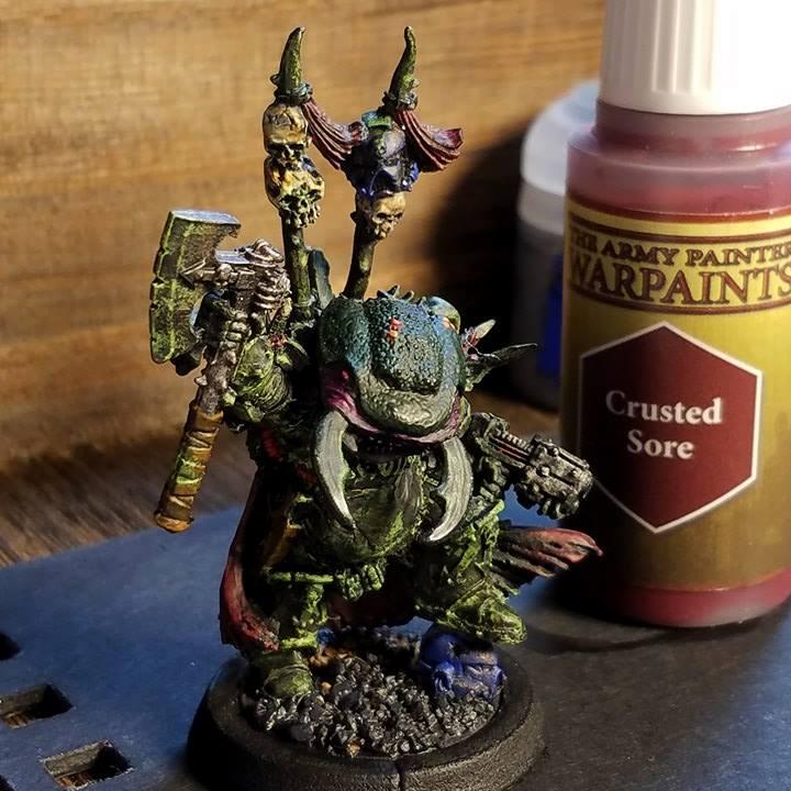 32mm, Chaos Space Marines, Death Guard, Lord, Nurgle