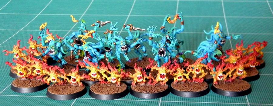 Age Of Sigmar, Blue Horrors, Brimstone Horrors, Chaos, Daemons, Daemons Of Tzeentch, Disciples Of Tzeentch, Horrors, Split Rule, Tzeentch, Warhammer 40,000, Warhammer Fantasy