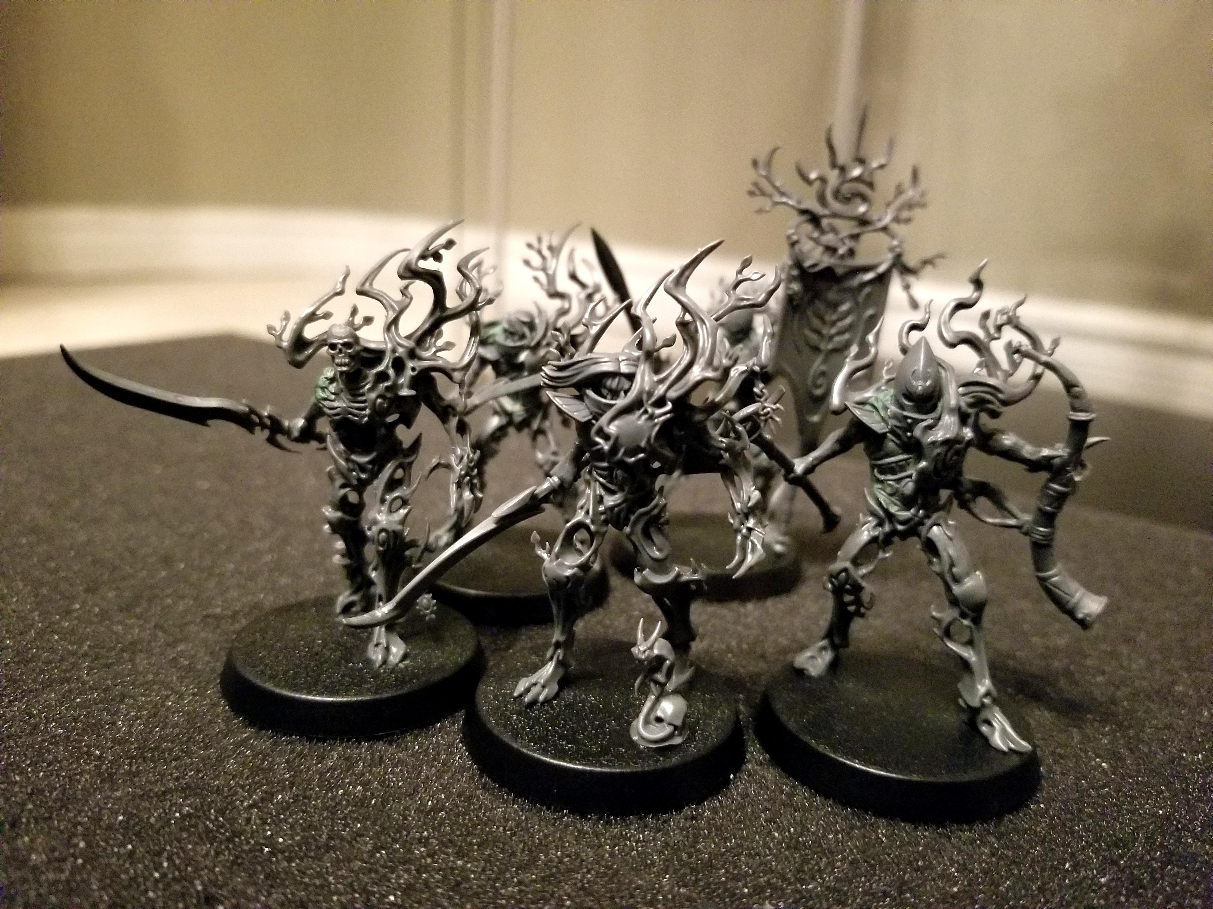 Conversion, Greenstuff, Kitbash, Sylvaneth, Tree Revrnant, Unpainted, Work In Progress