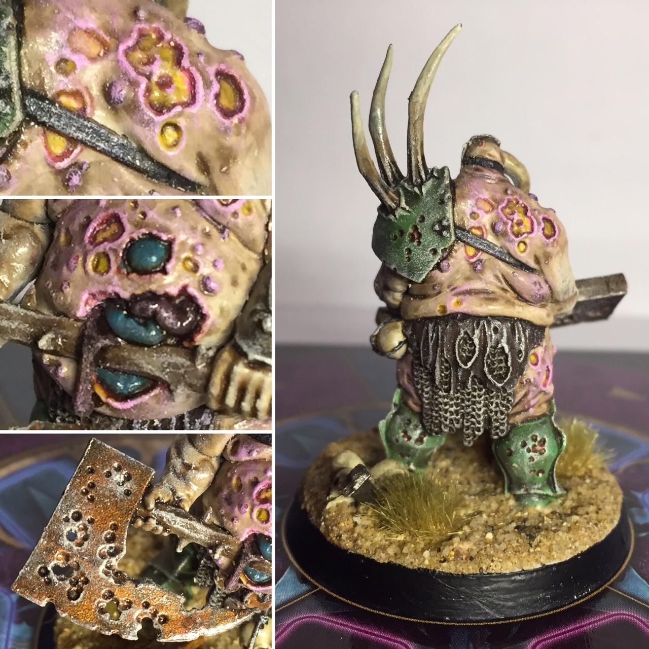 Age Of Sigmar, Chaos, Citadel Paints, Drybrush, Nurgle, Silver Tower, Warhammer Fantasy, Warhammer Quest