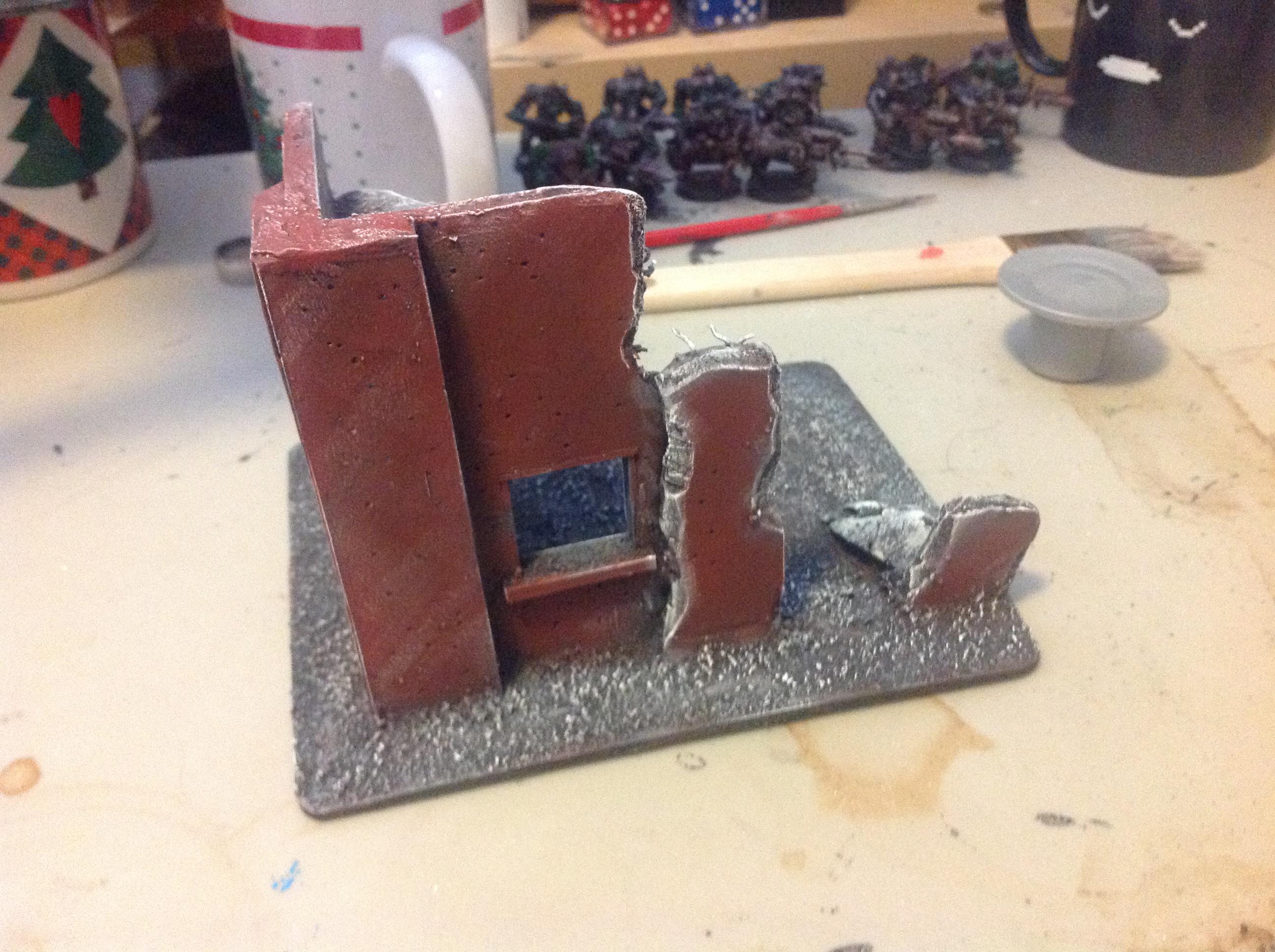 Blue, Corner, Infinity, Orcs, Orks, Pip, Red, Terrain, Waaazag, Warhammer 40,000
