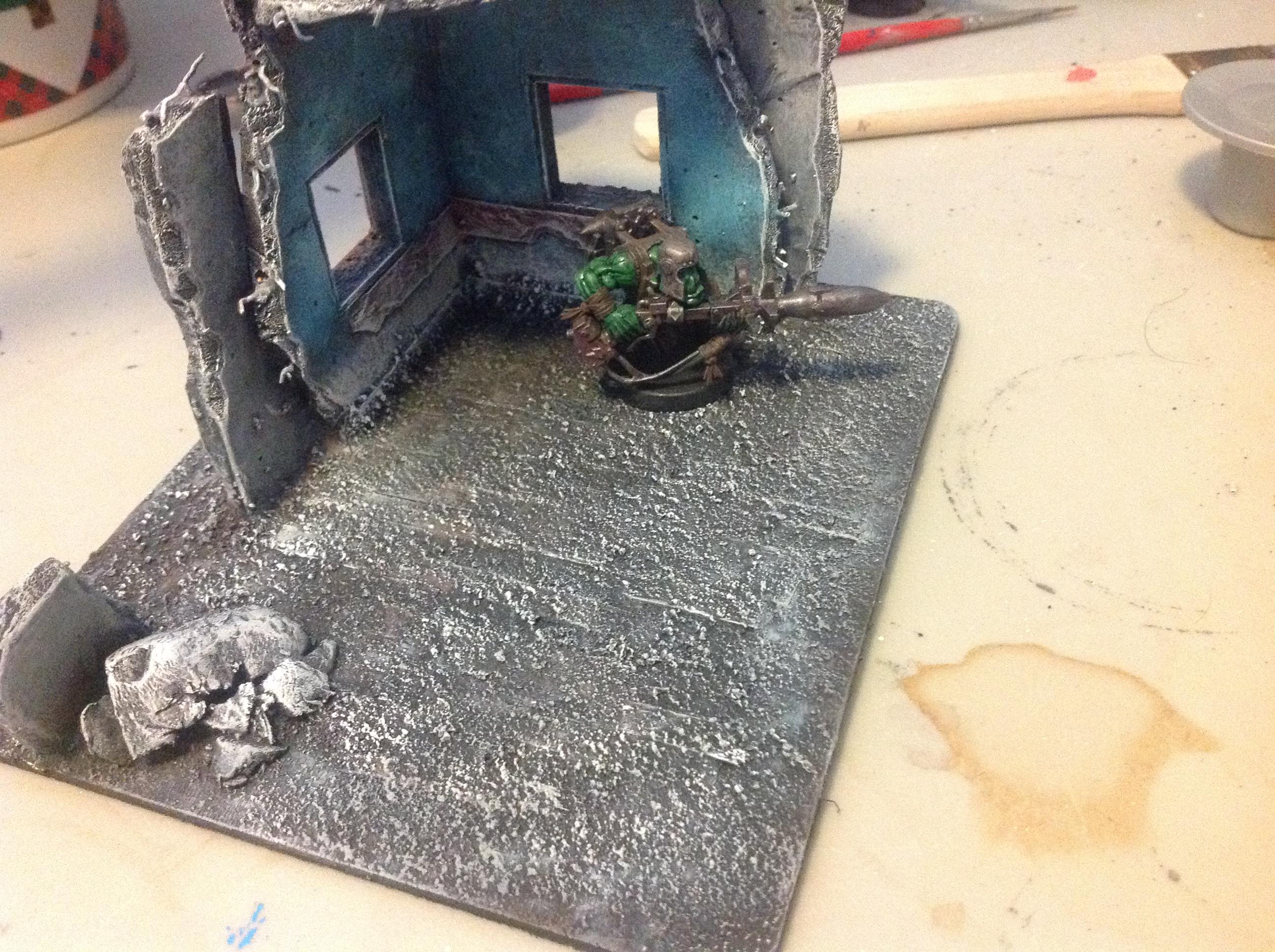 Blue, Corner, Infinity, Orcs, Orks, Pip, Red, Terrain, Waaazag, Warhammer 40,000