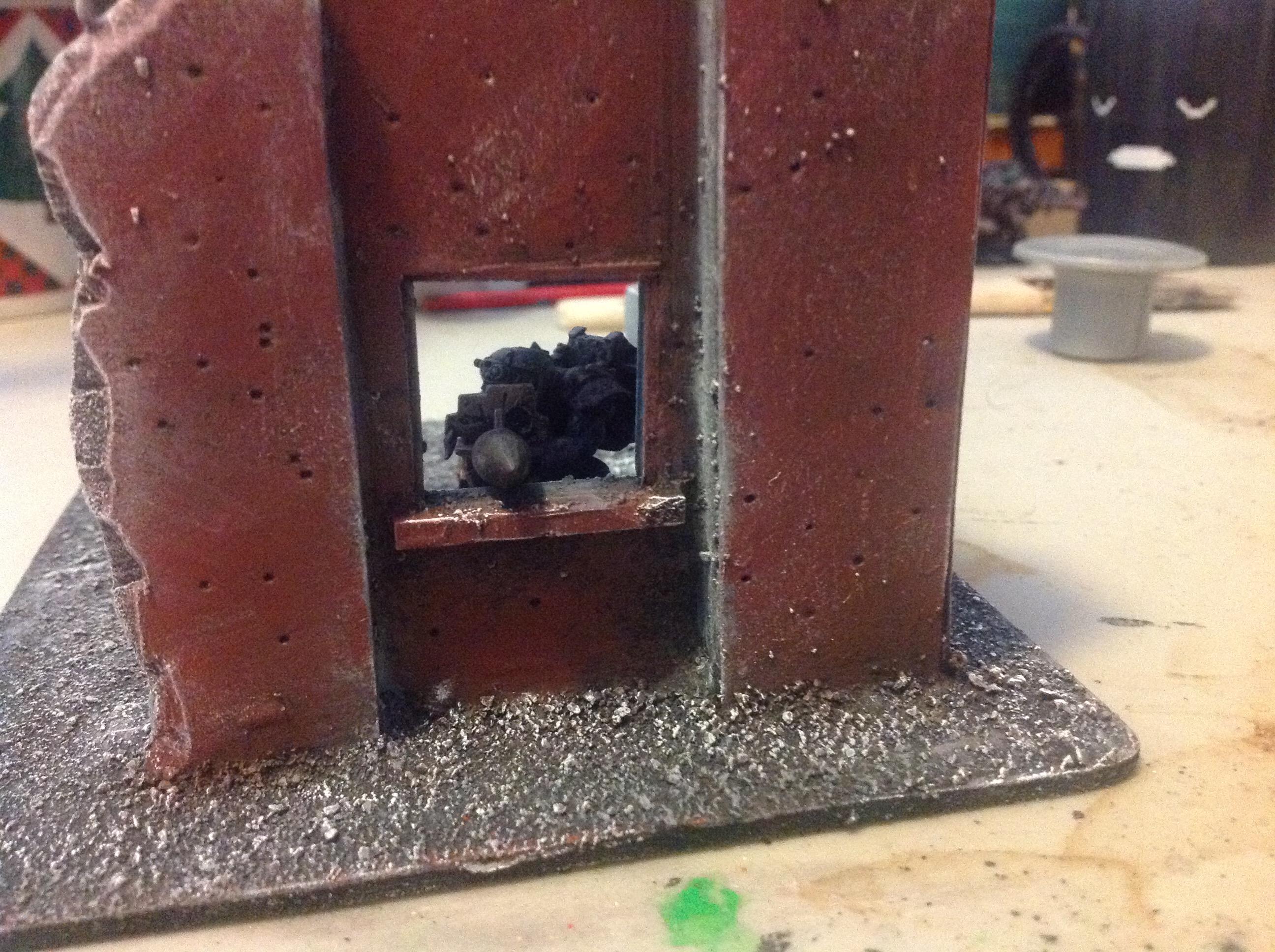 Blue, Corner, Infinity, Orcs, Orks, Pip, Red, Terrain, Waaazag, Warhammer 40,000