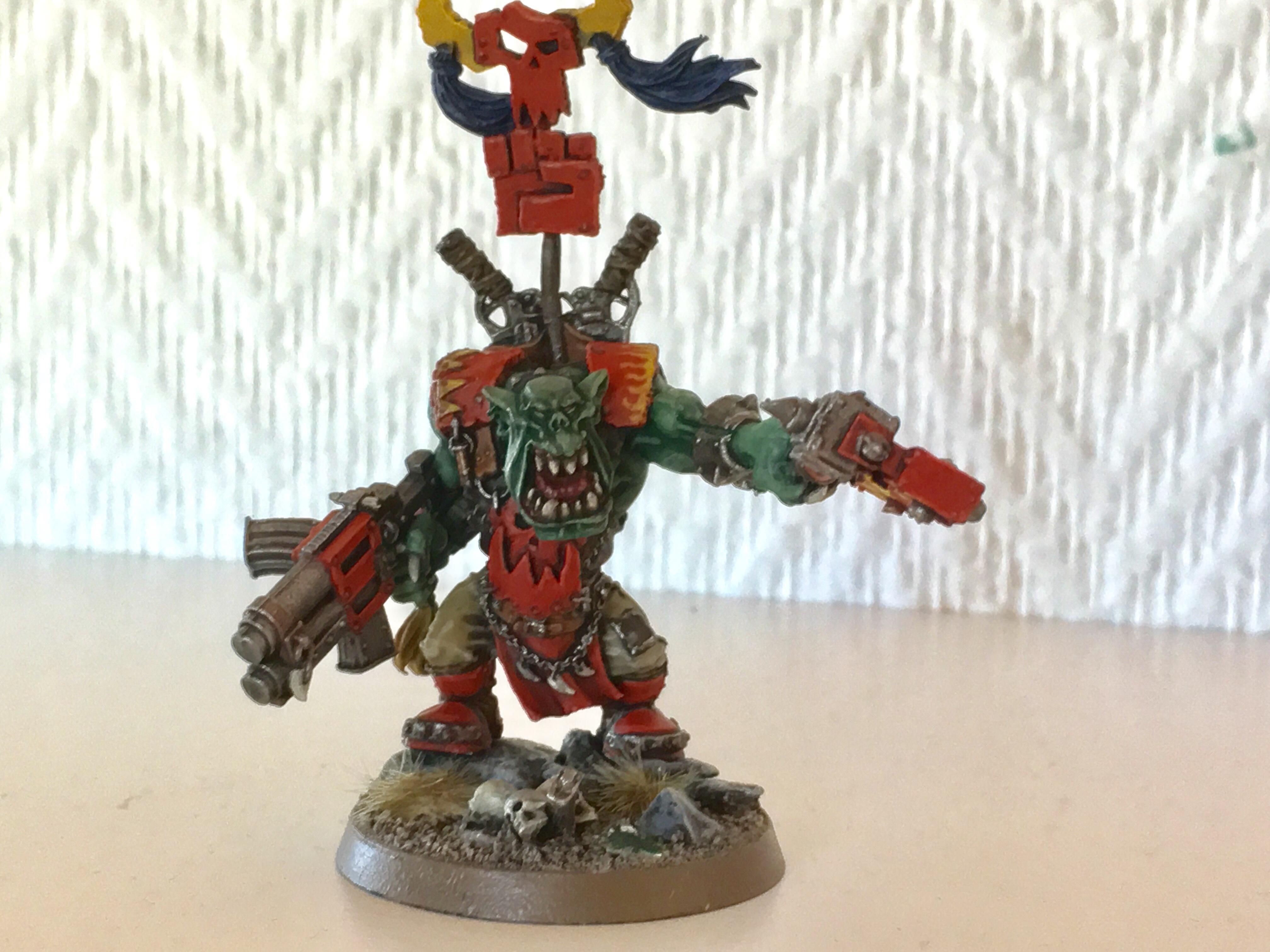 Big Choppa, Citadel, Evil Sunz, Miniatures, Orks, Warboss, Warhammer 40,000