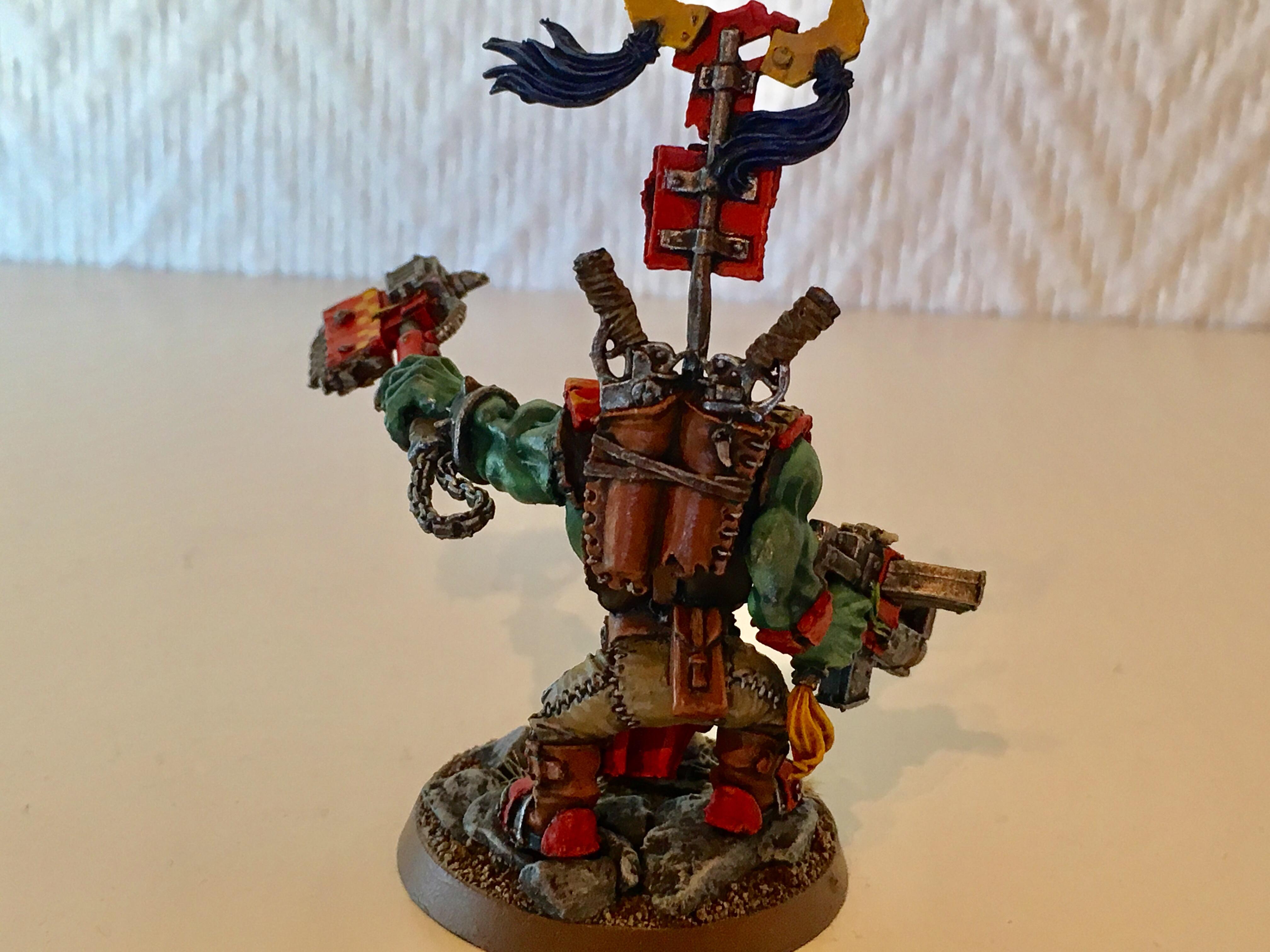 Big Choppa, Citadel, Evil Sunz, Miniatures, Orks, Warboss, Warhammer 40,000