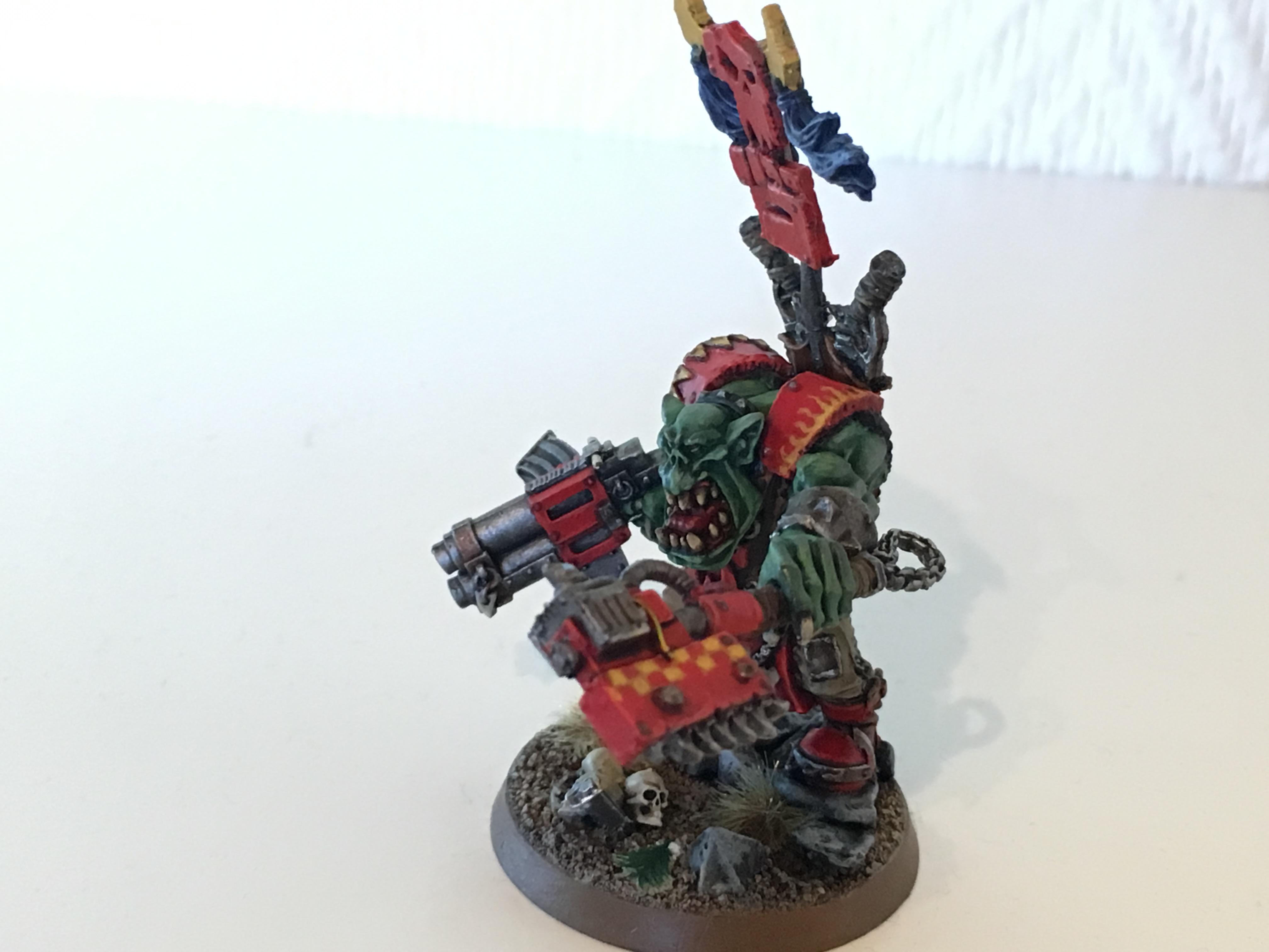 Big Choppa, Citadel, Evil Sunz, Miniatures, Orks, Warboss, Warhammer 40,000