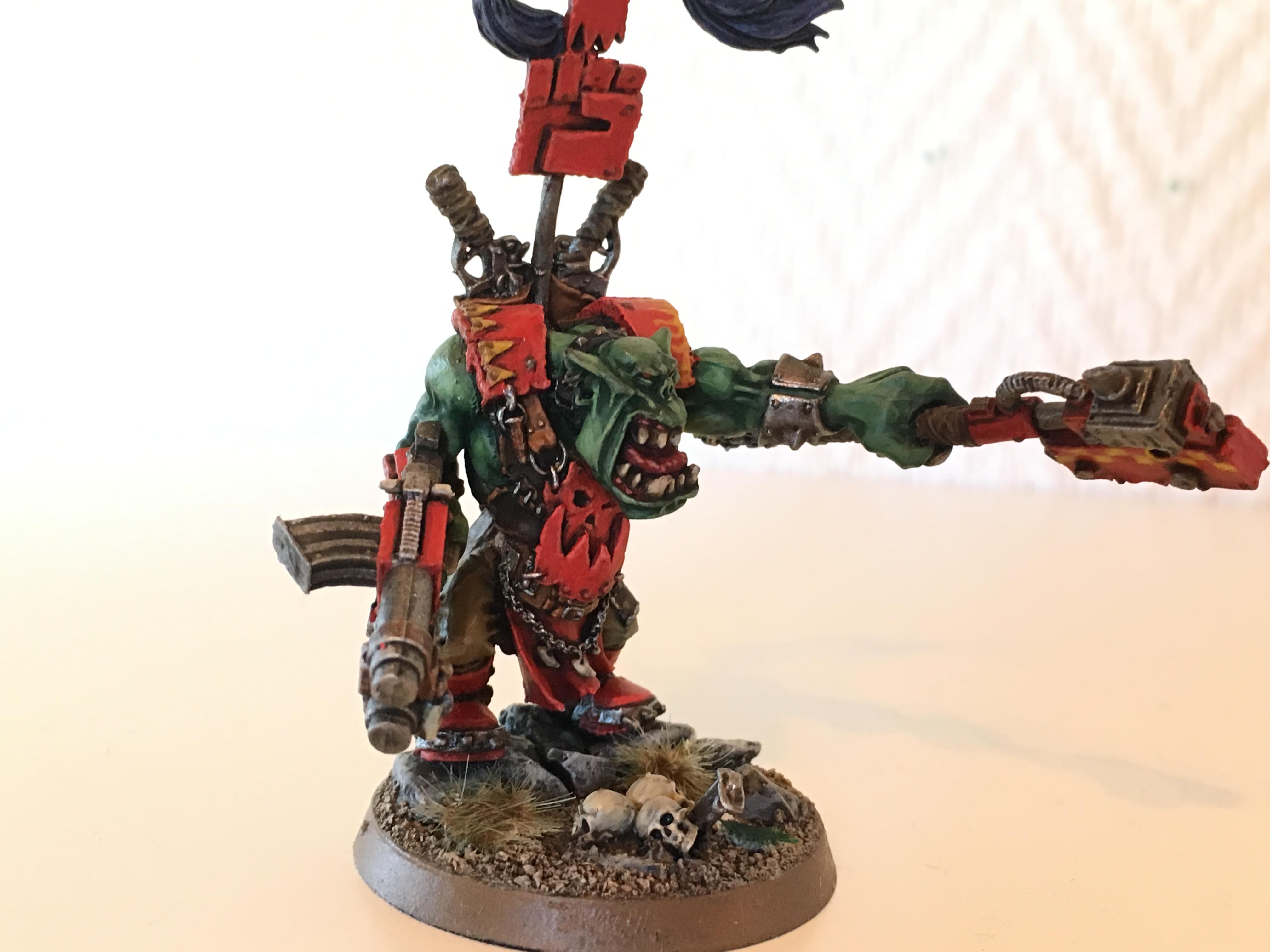Big Choppa, Citadel, Evil Sunz, Miniatures, Orks, Warboss, Warhammer 40,000