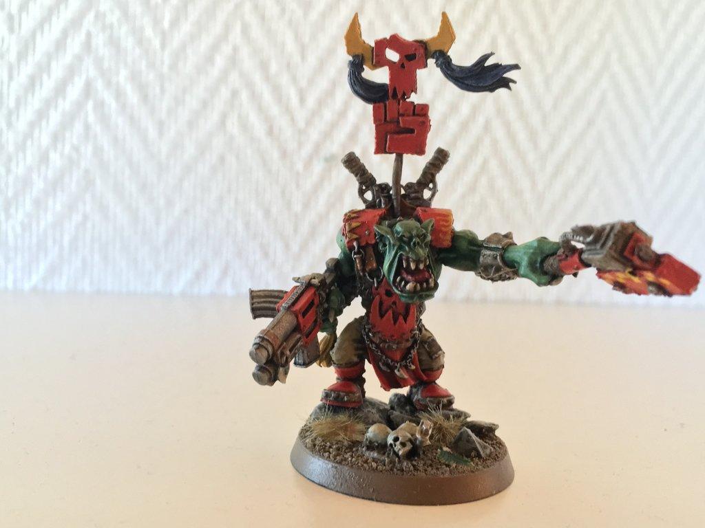 Big Choppa, Citadel, Evil Sunz, Miniatures, Orks, Warboss, Warhammer 40,000