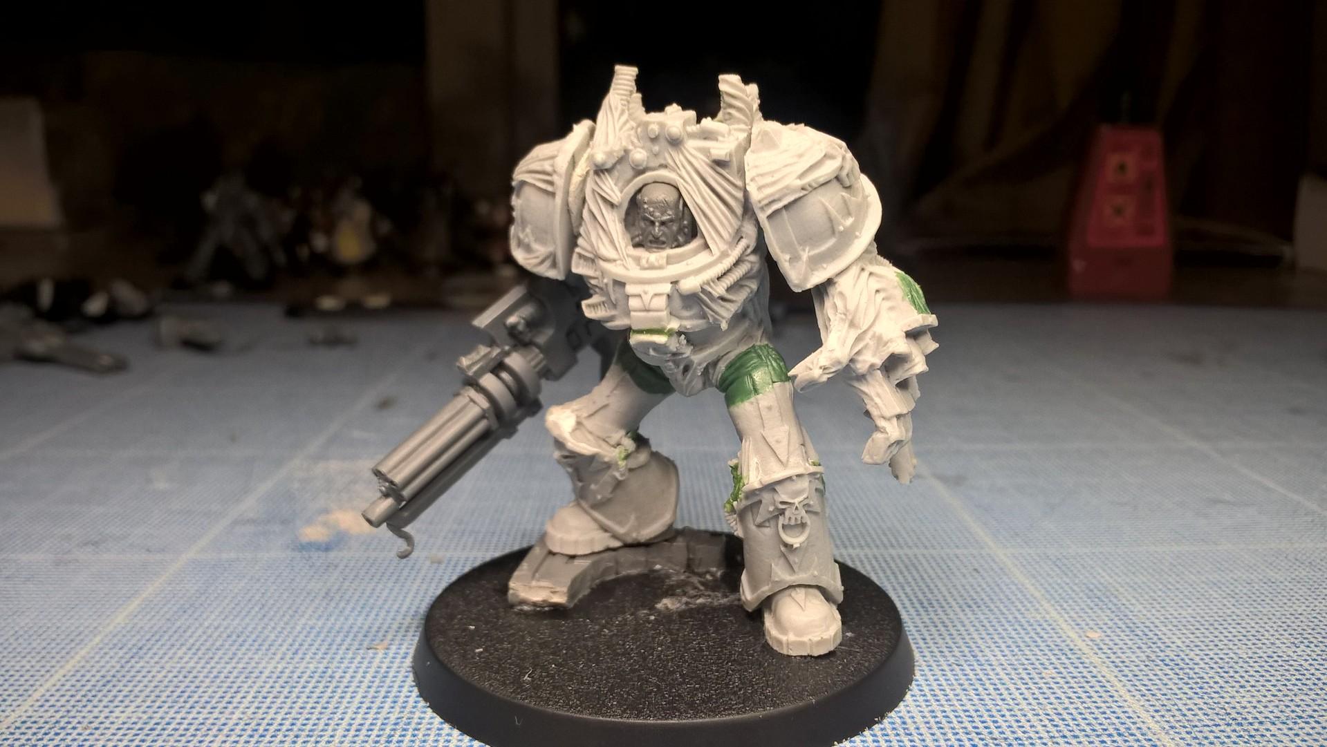 Chaos Space Marines, Conversion, Terminator Armor, True Scale, Warhammer 40,000