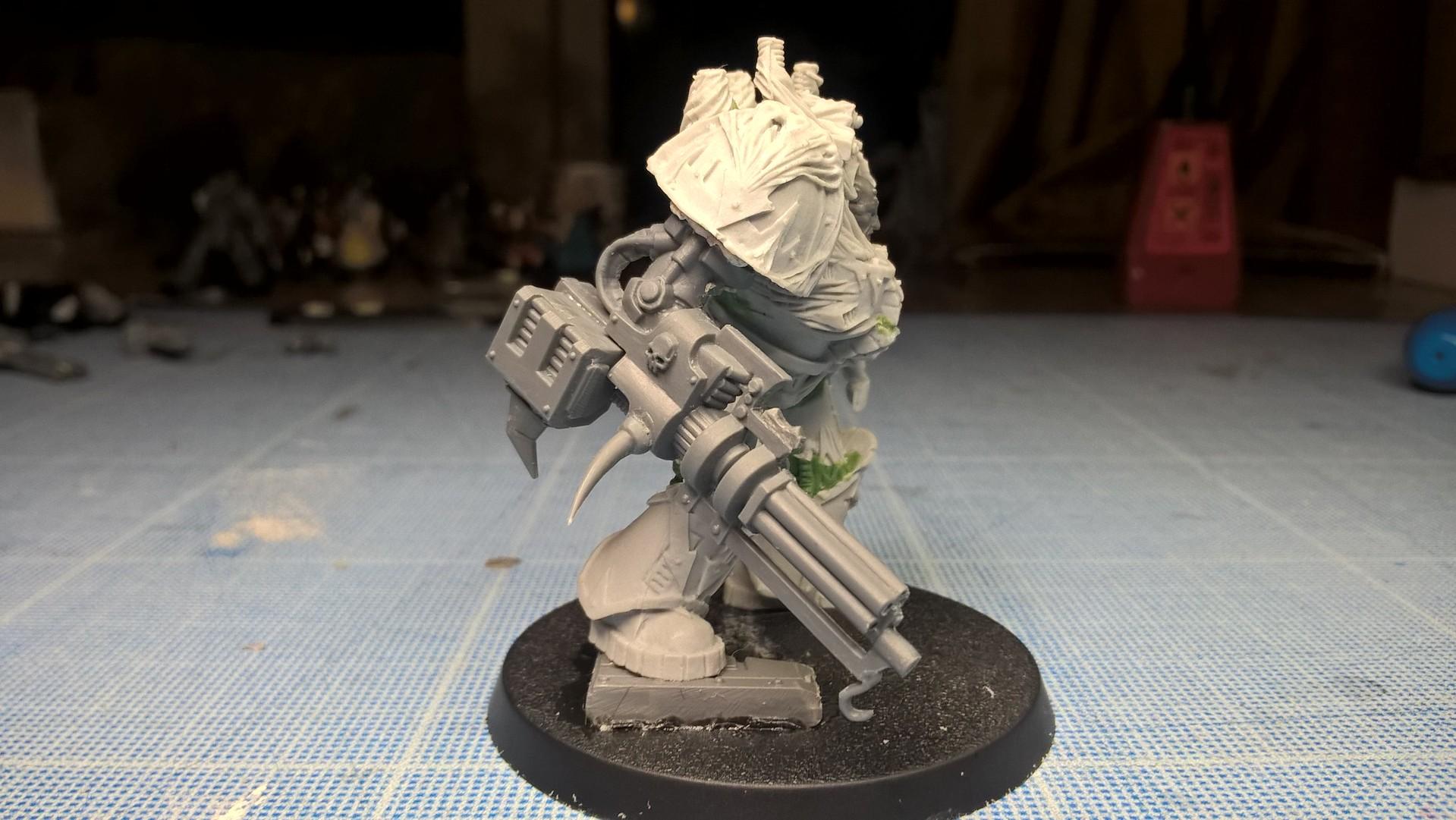 Chaos Space Marines, Conversion, Terminator Armor, True Scale, Warhammer 40,000