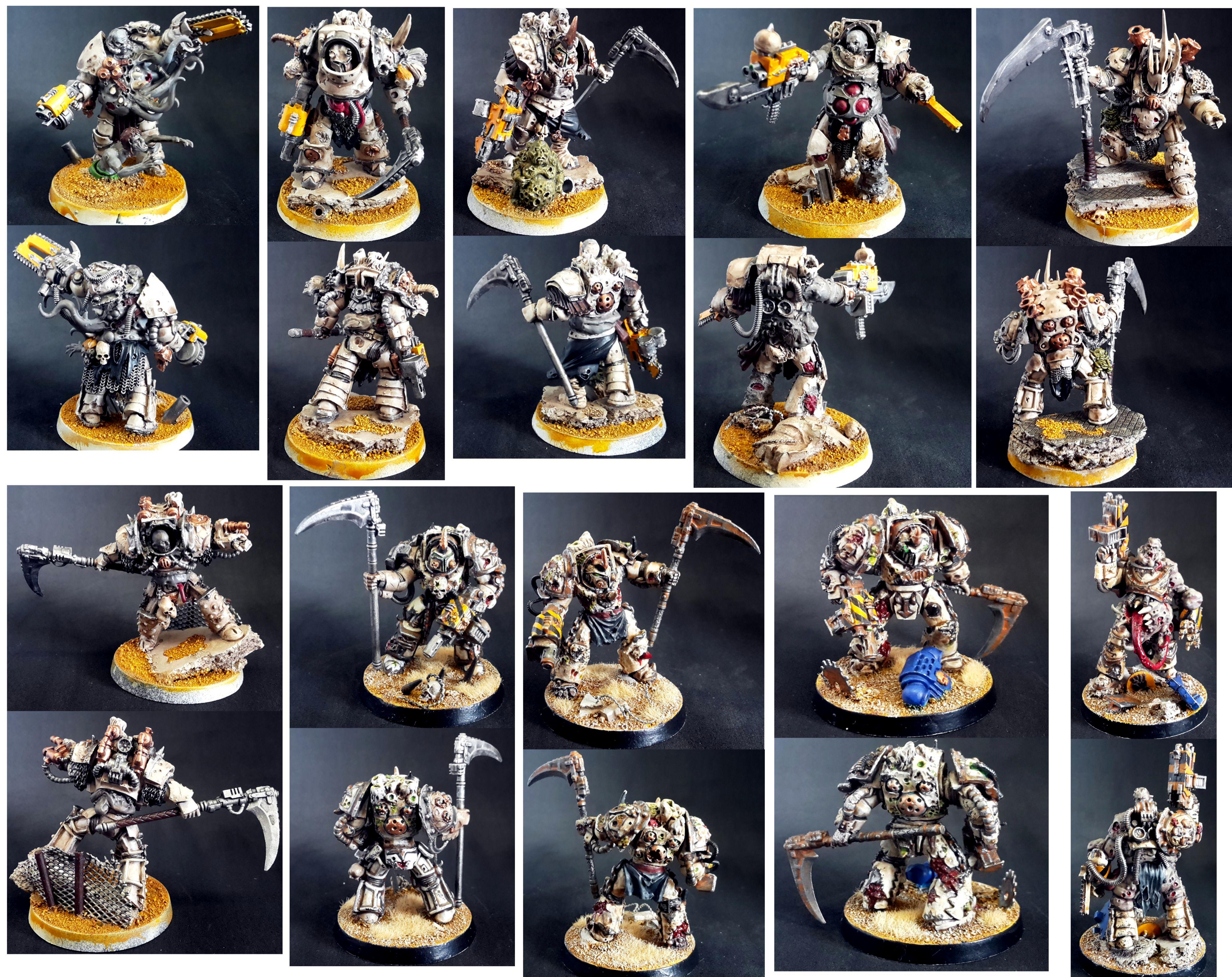 Chaos Space Marines Nurgle Death Guard Conversion Terminators