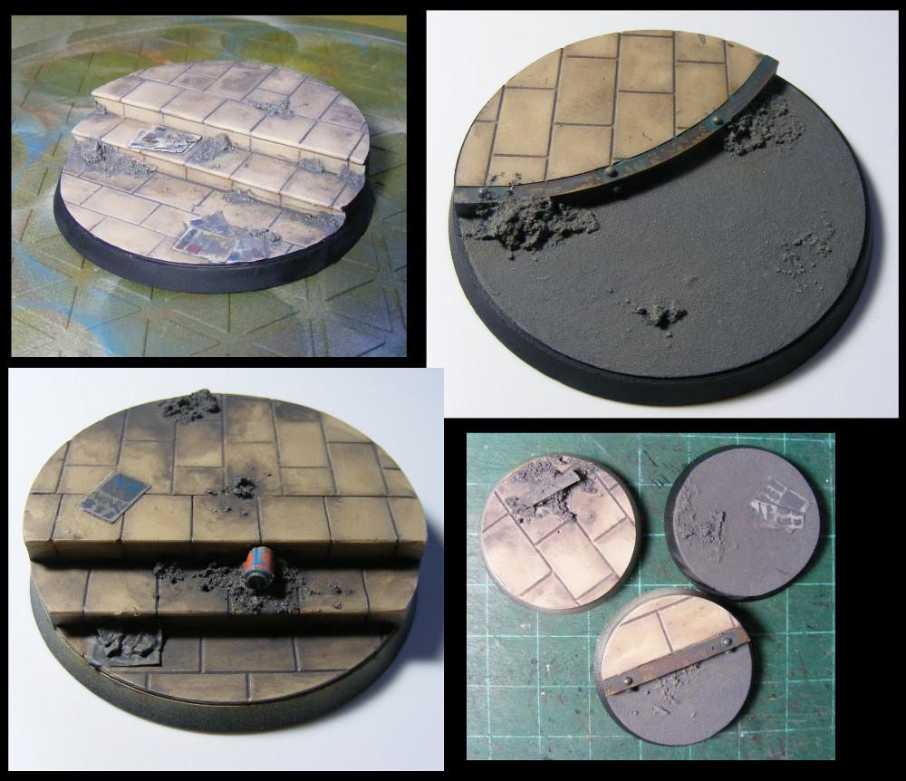 Base, selection of finished street bases 