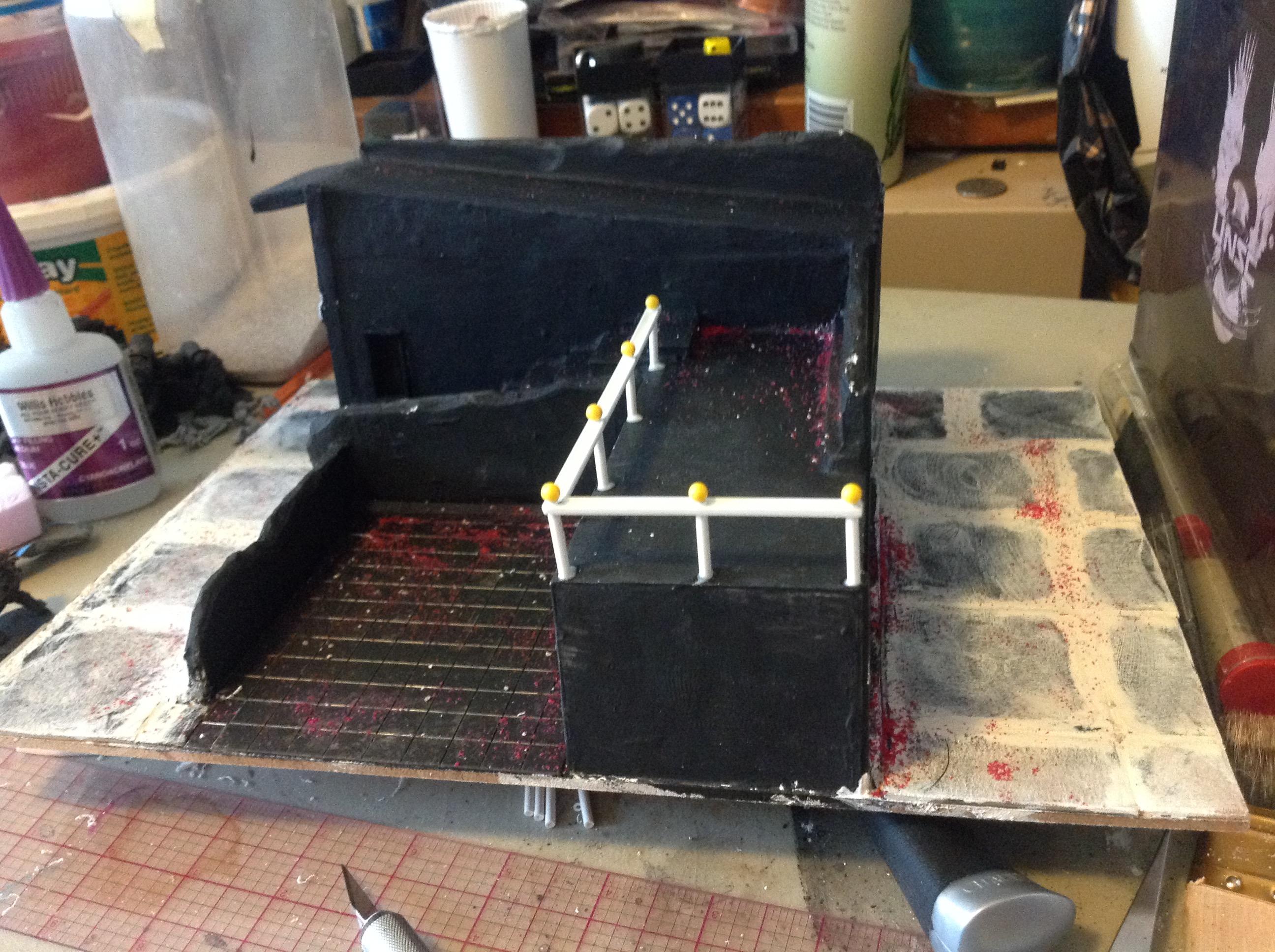 Infinity, Railing, Terrain, Urban, Warhammer 40,000, Work In Progress