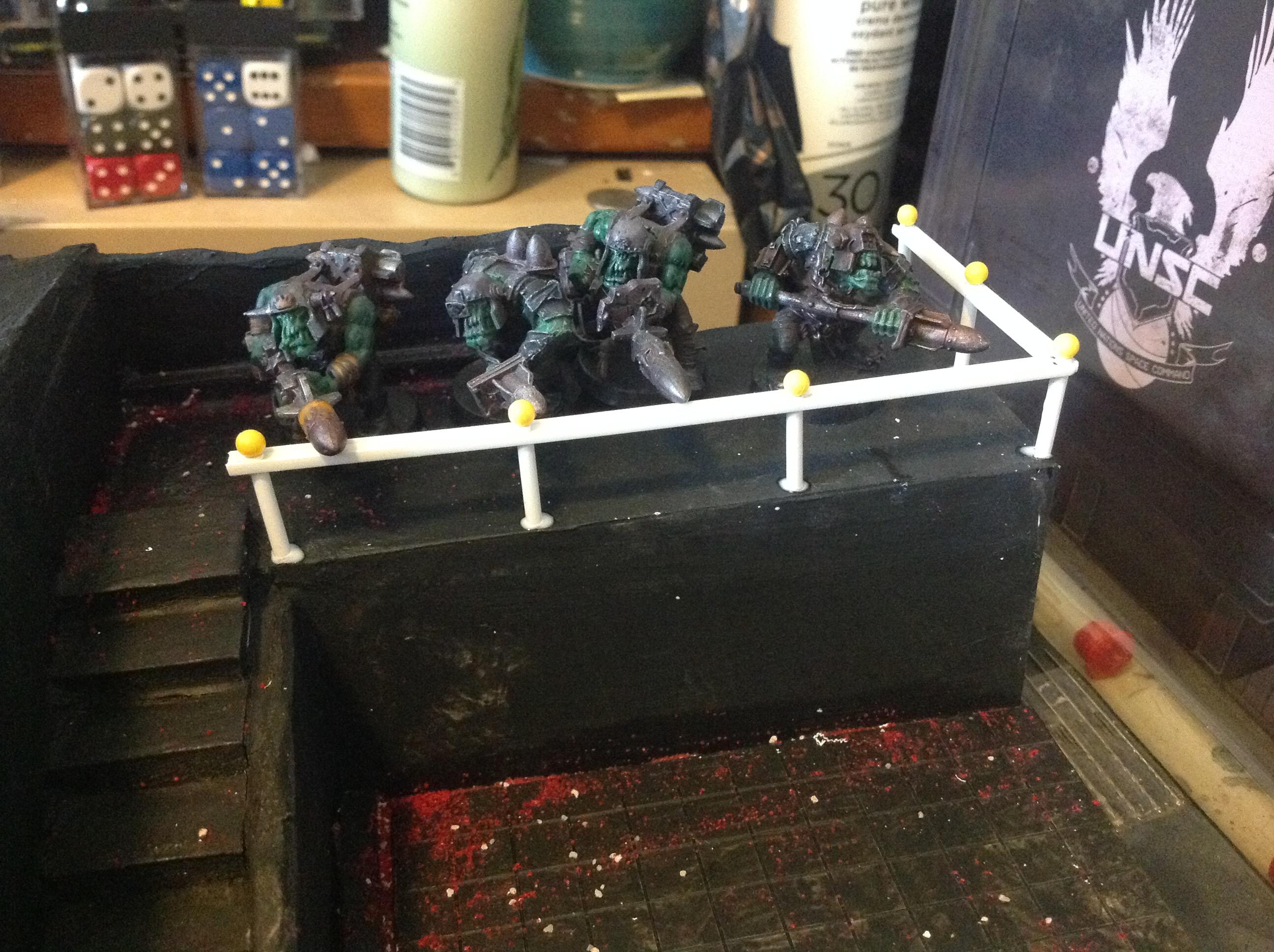 Infinity, Railing, Terrain, Urban, Warhammer 40,000, Work In Progress