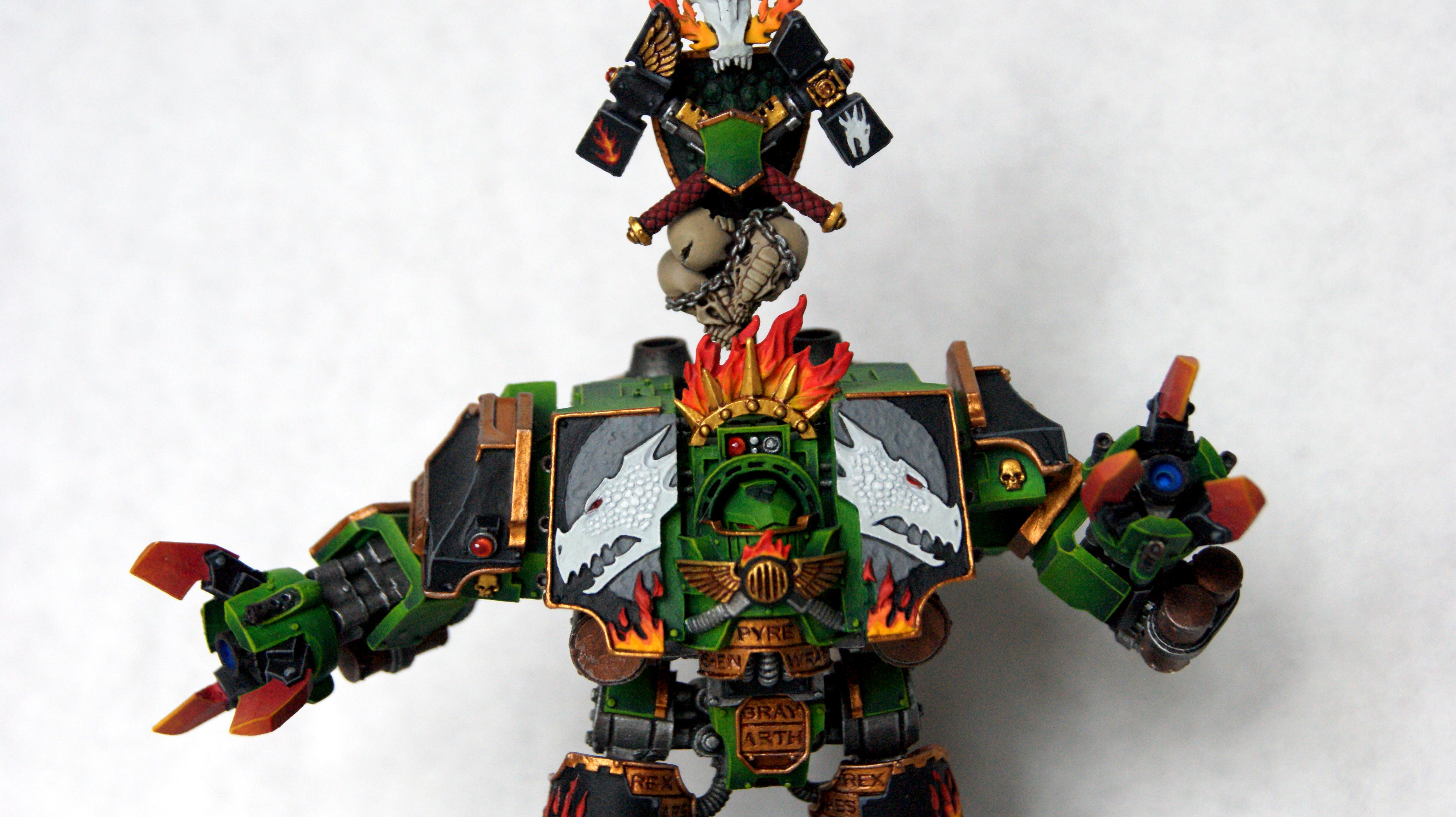 Bray'arth Ashmantle, Dreadnought, Forge World, Green, Salamanders, Space Marines, Warhammer 40,000