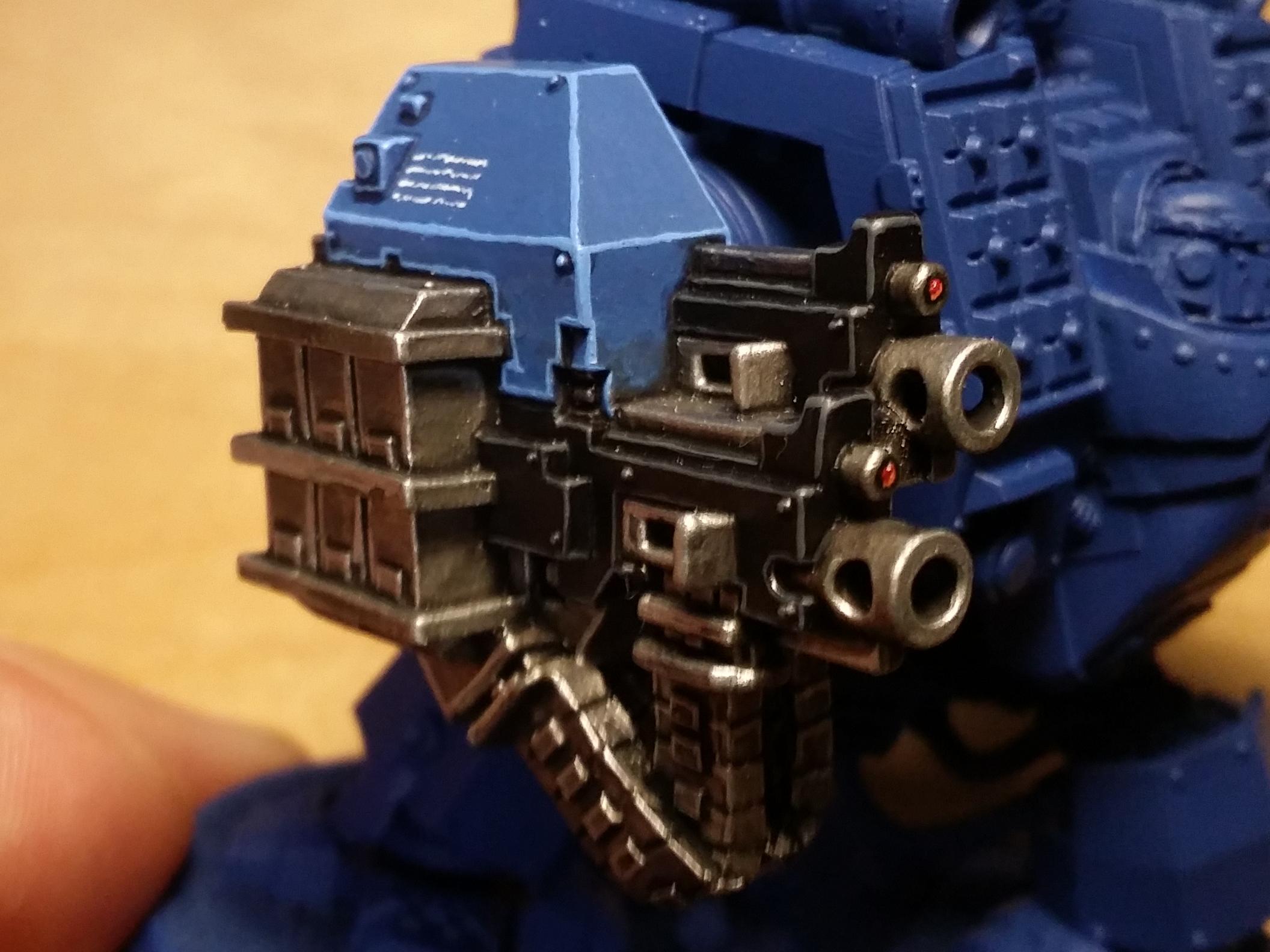 Twin-linked Heavy Bolter, painted