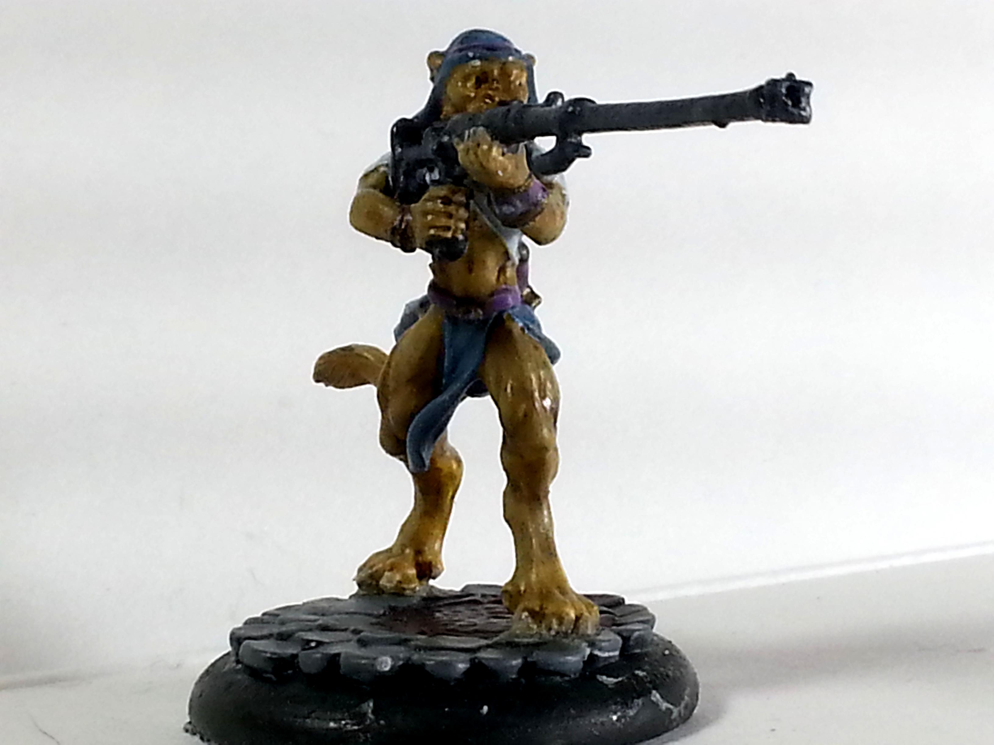 Cat, Catgirl, Conversion, Dakka Painting Challenge 2017, Lion, Ptrd-41, Reaper