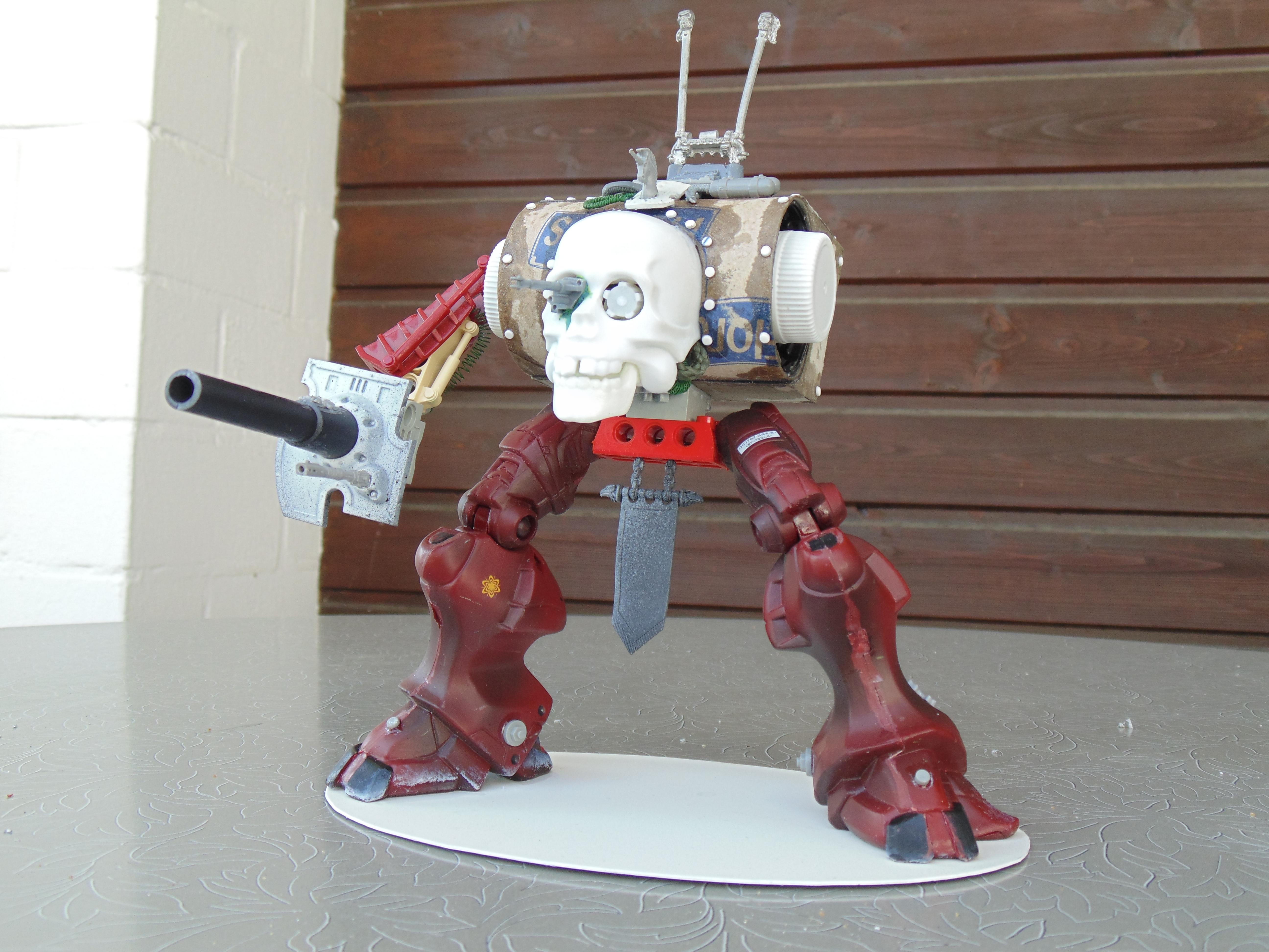 Baron, Conversion, Garbage, Garbage Garden Gnome, Garden, Ggg, Gnomes, Imperial, Knights, Mechanicus, Old, School, Scratchbulit
