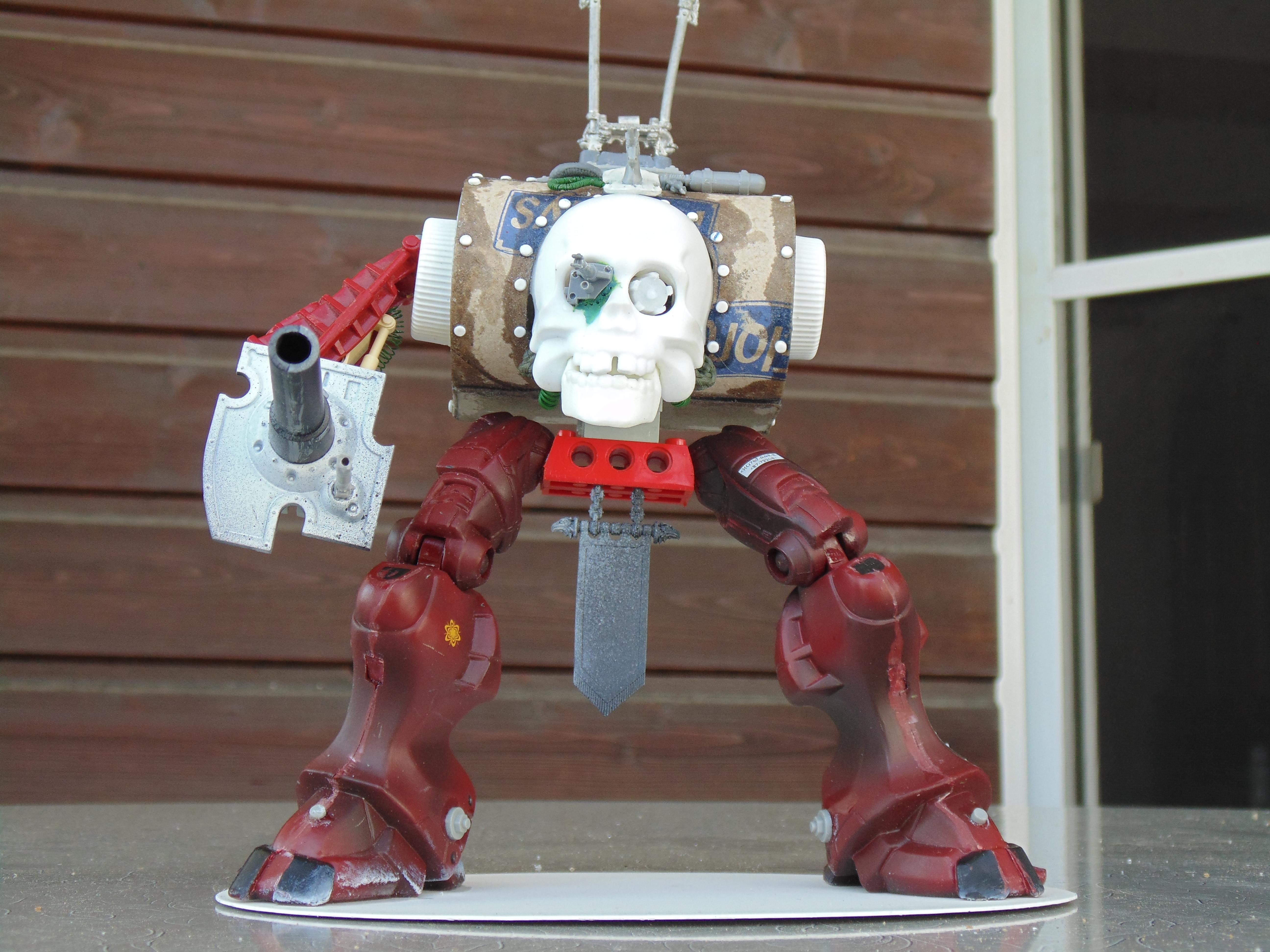 Baron, Conversion, Garbage, Garbage Garden Gnome, Garden, Ggg, Gnomes, Imperial, Knights, Mechanicus, Old, School, Scratchbulit