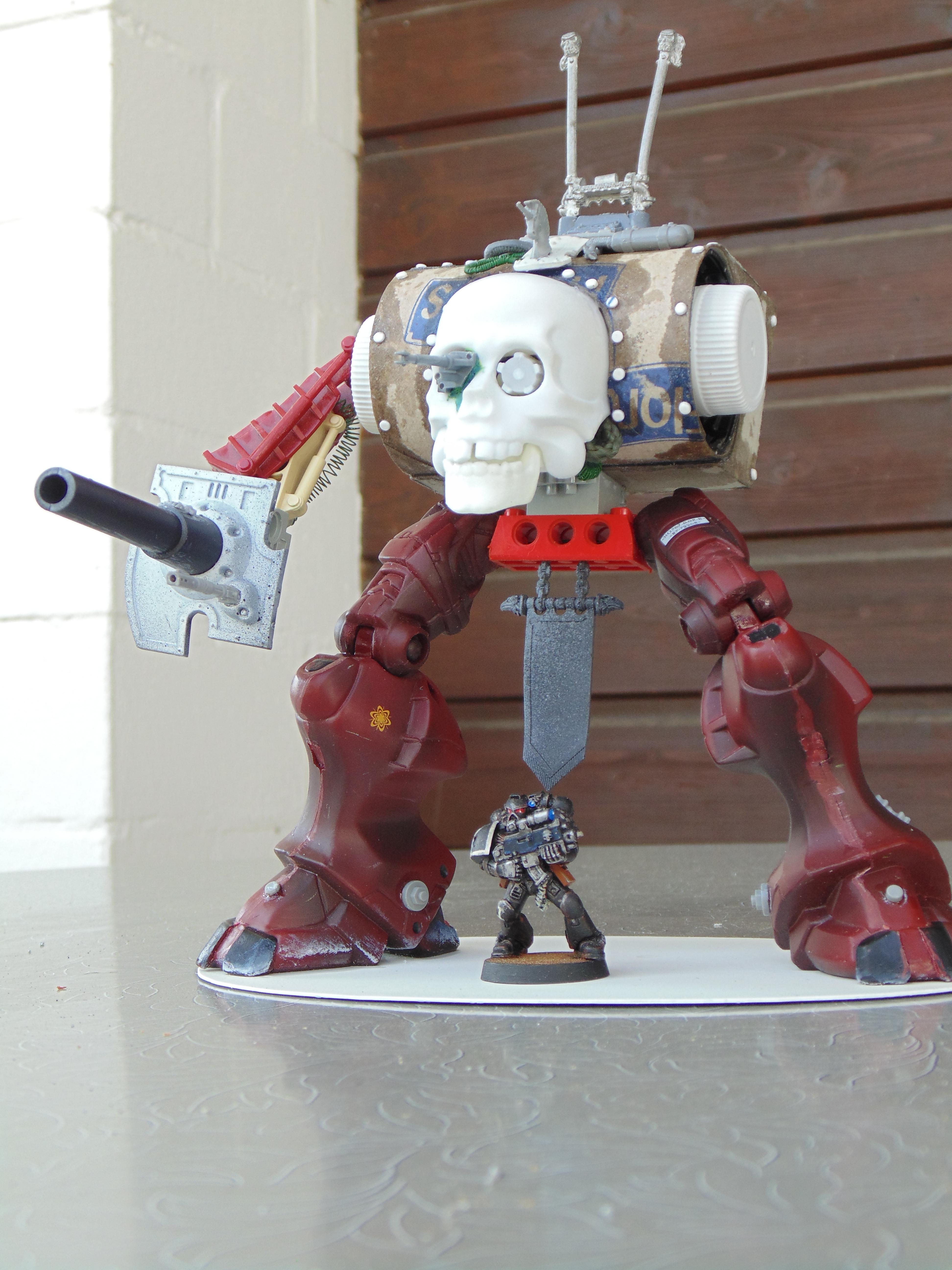 Baron, Conversion, Garbage, Garbage Garden Gnome, Garden, Ggg, Gnomes, Imperial, Knights, Mechanicus, Old, School, Scratchbulit