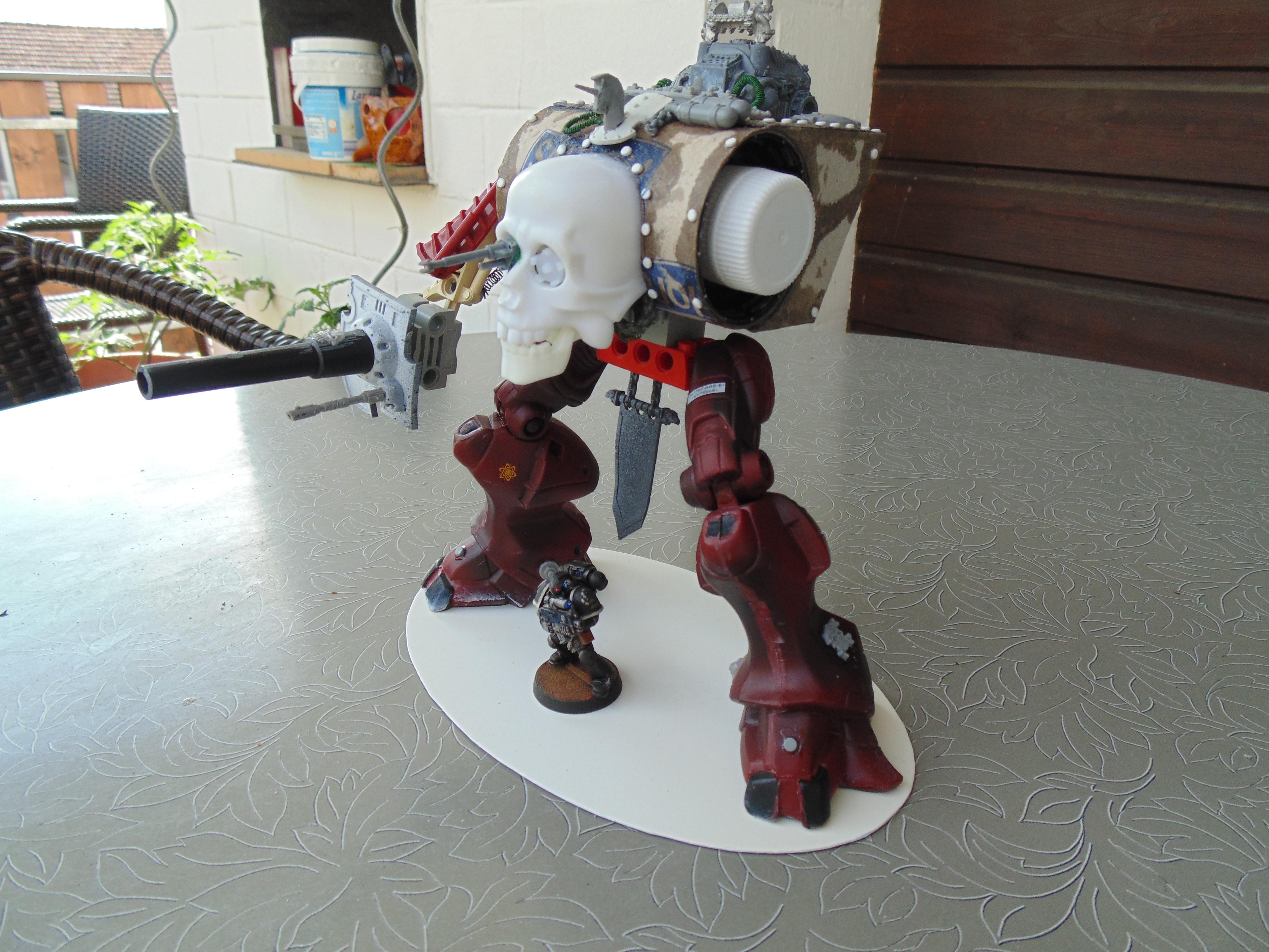 Baron, Conversion, Garbage, Garbage Garden Gnome, Garden, Ggg, Gnomes, Imperial, Knights, Mechanicus, Old, School, Scratchbulit