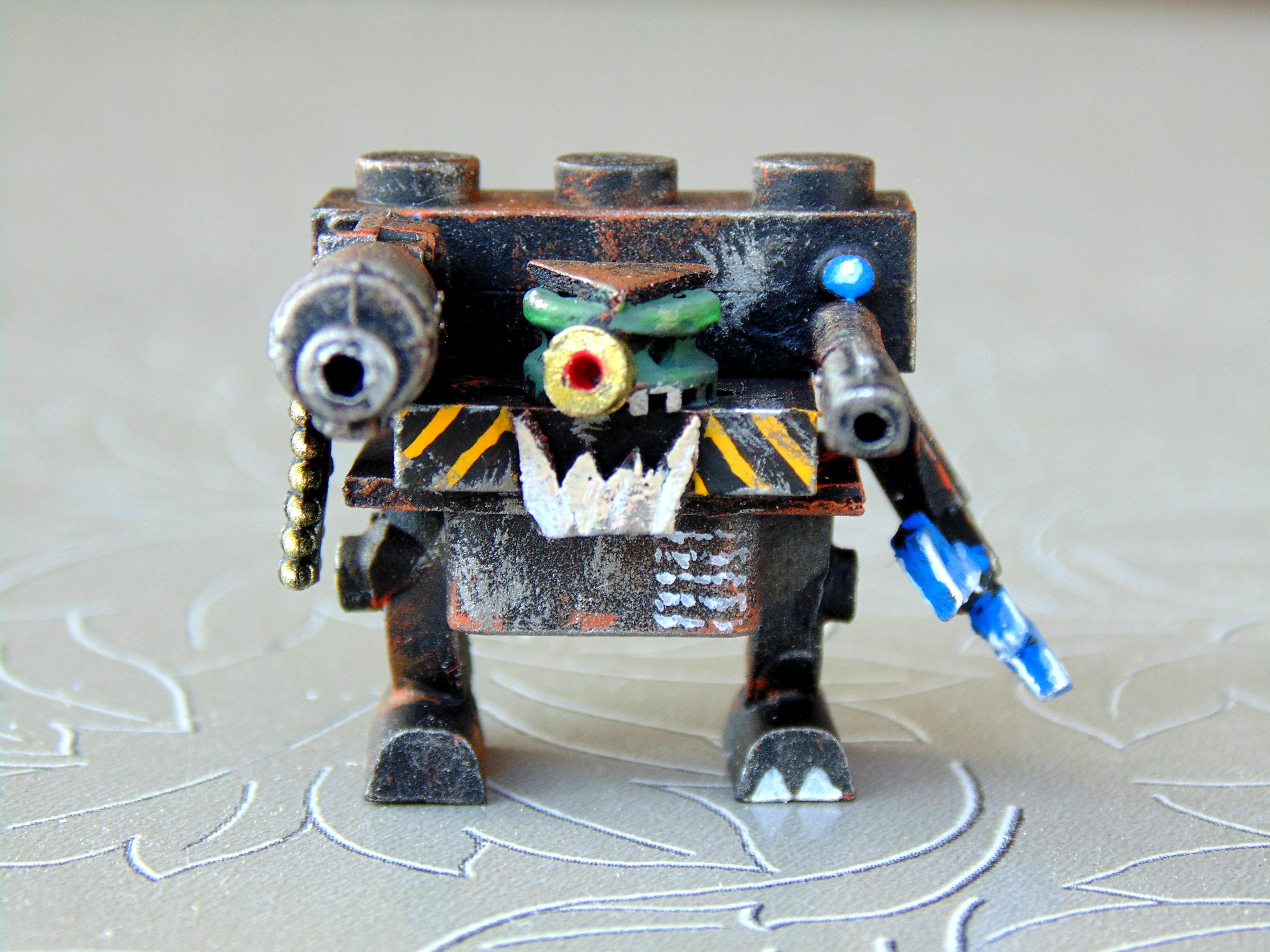 6mm, Conversion, Epic, Gargant, Green, Oldhammer, Orks, Scratch, Scratch Build, Stompa, Warhammer 40,000