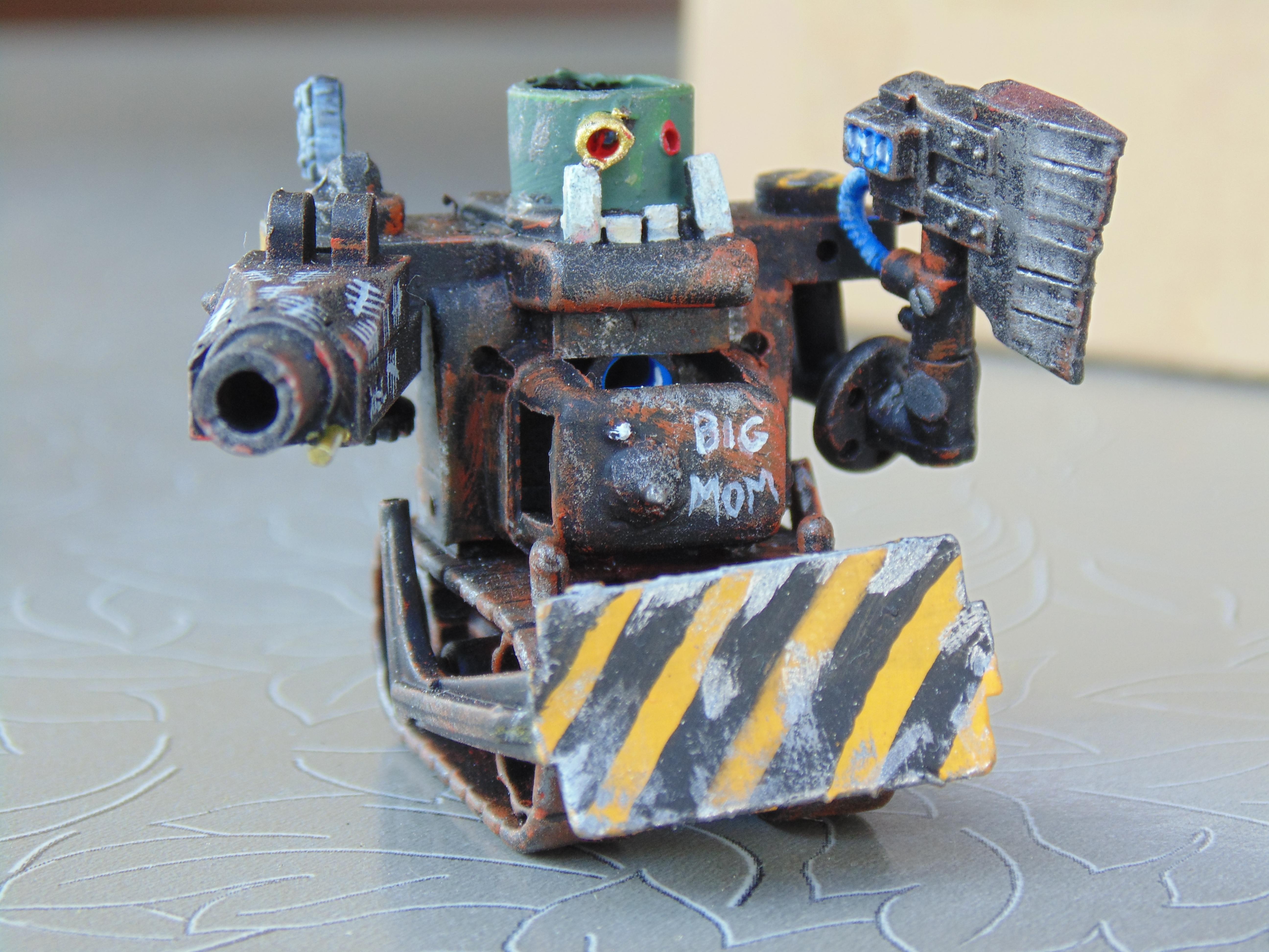 6mm, Conversion, Epic, Gargant, Green, Oldhammer, Orks, Scratch, Scratch Build, Stompa, Warhammer 40,000