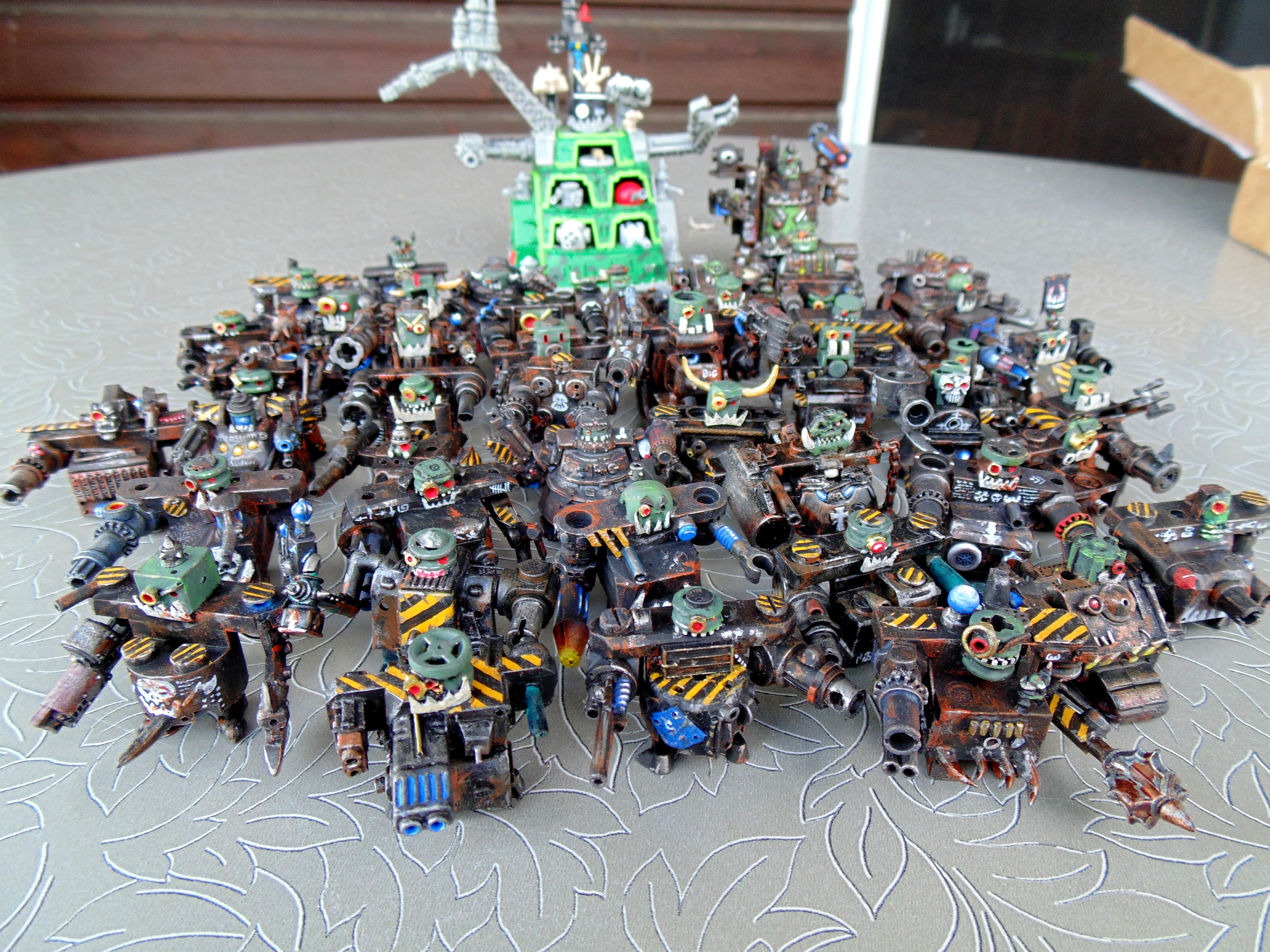 6mm, Conversion, Epic, Gargant, Green, Oldhammer, Orks, Scratch, Scratch Build, Stompa, Warhammer 40,000