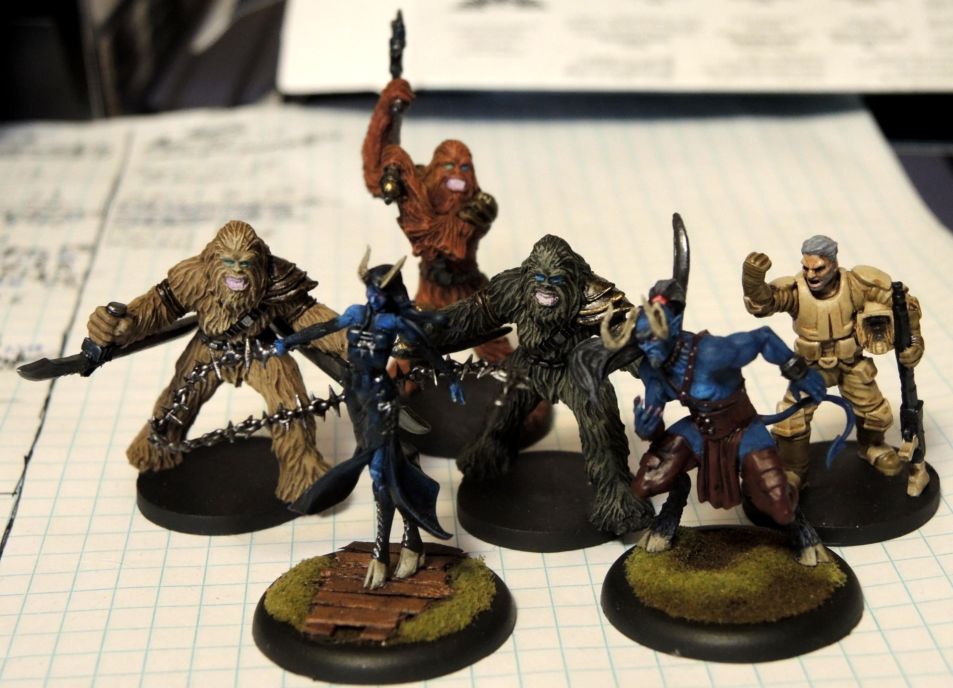 Imperial, Lelu, Lilitu, Malifaux, Nephlim, Rebel, Star Wars, Wookies