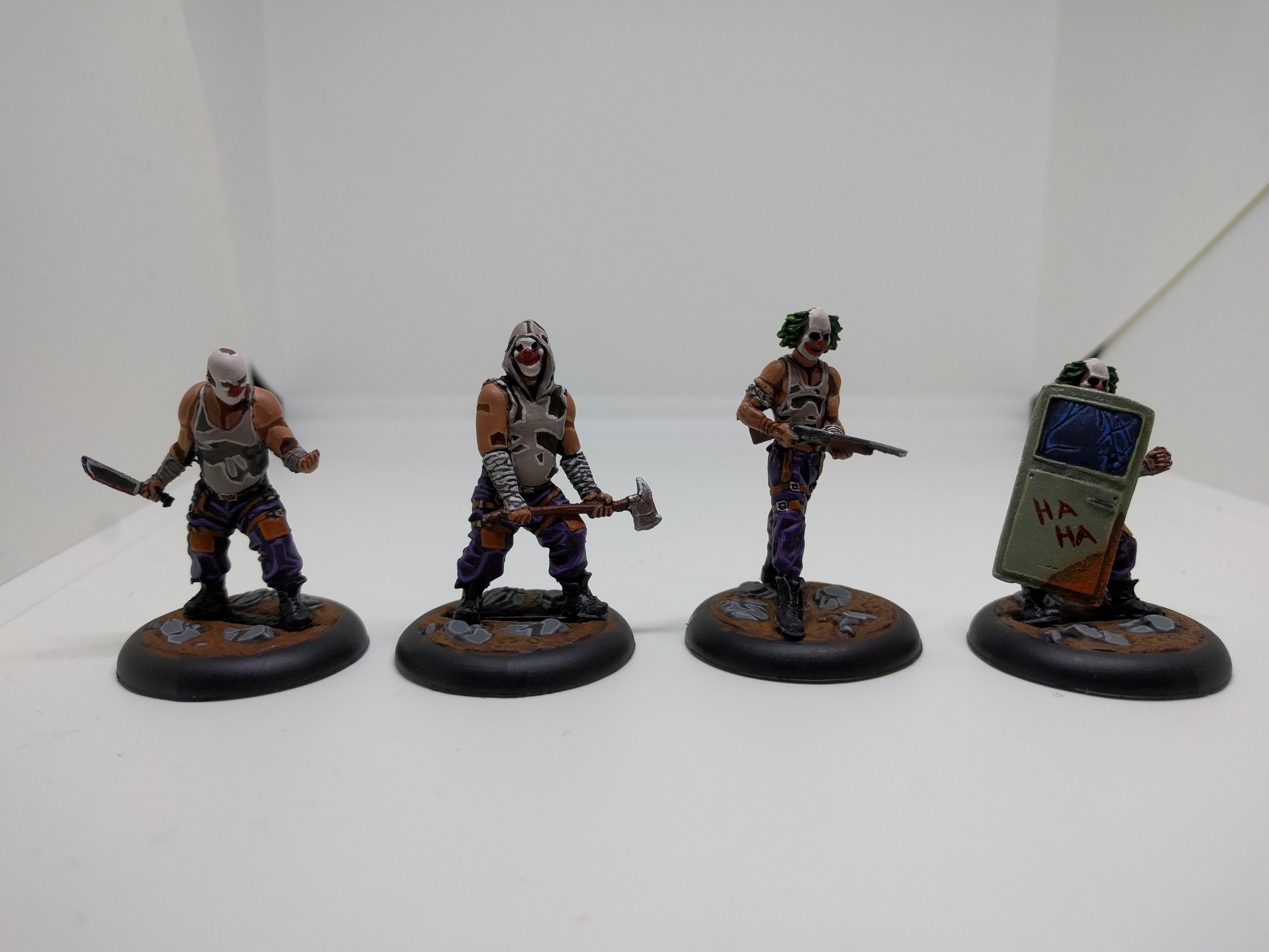 Clowns, Joker, Knights