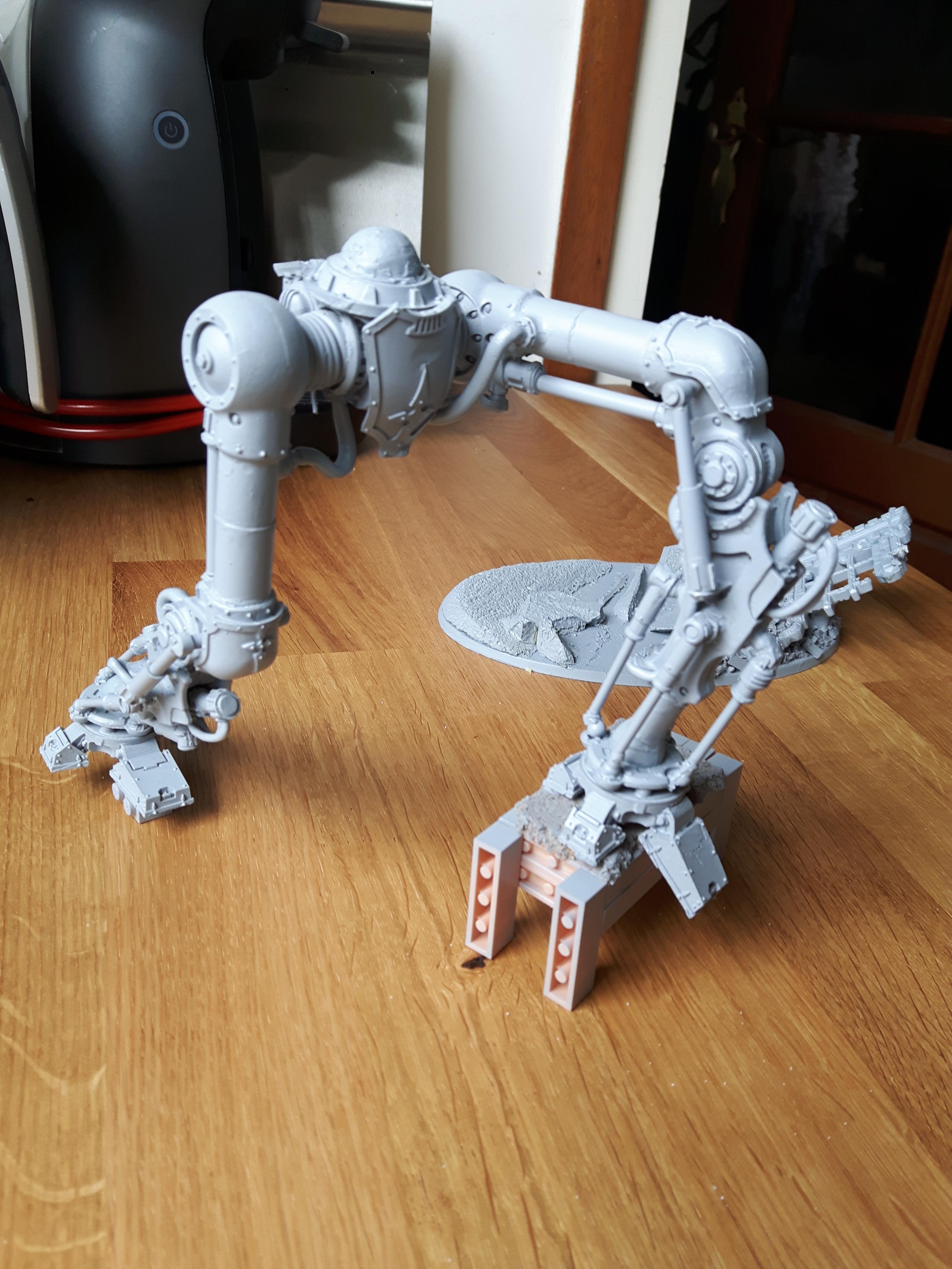 Legs primed