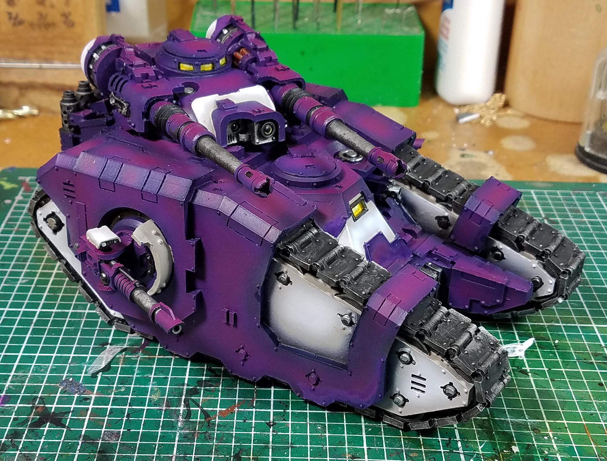 30k, Emperor's Children, Sicaran Battle Tank, Work In Progress