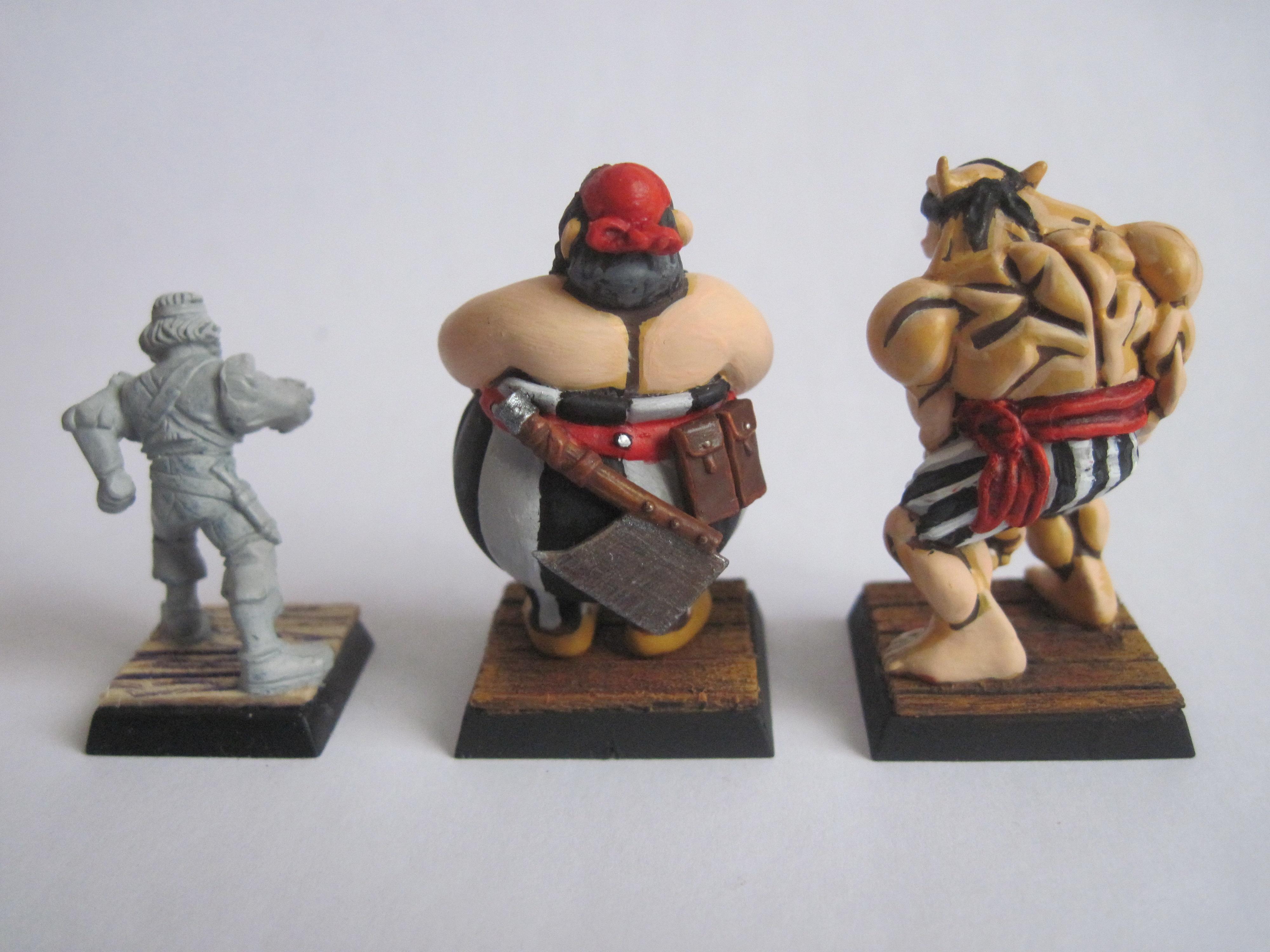 Blood Bowl, Conversion, Crew, Custom, Human, Kinder Egg, Mordheim, Pirate, Toy