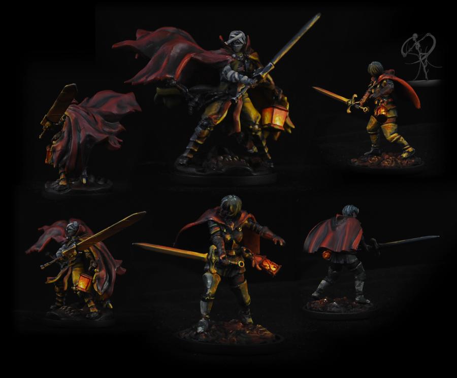 Berserk, Casca, Guts, Kingdom Death, Non-Metallic Metal, Object Source Lighting, Warhammer Fantasy