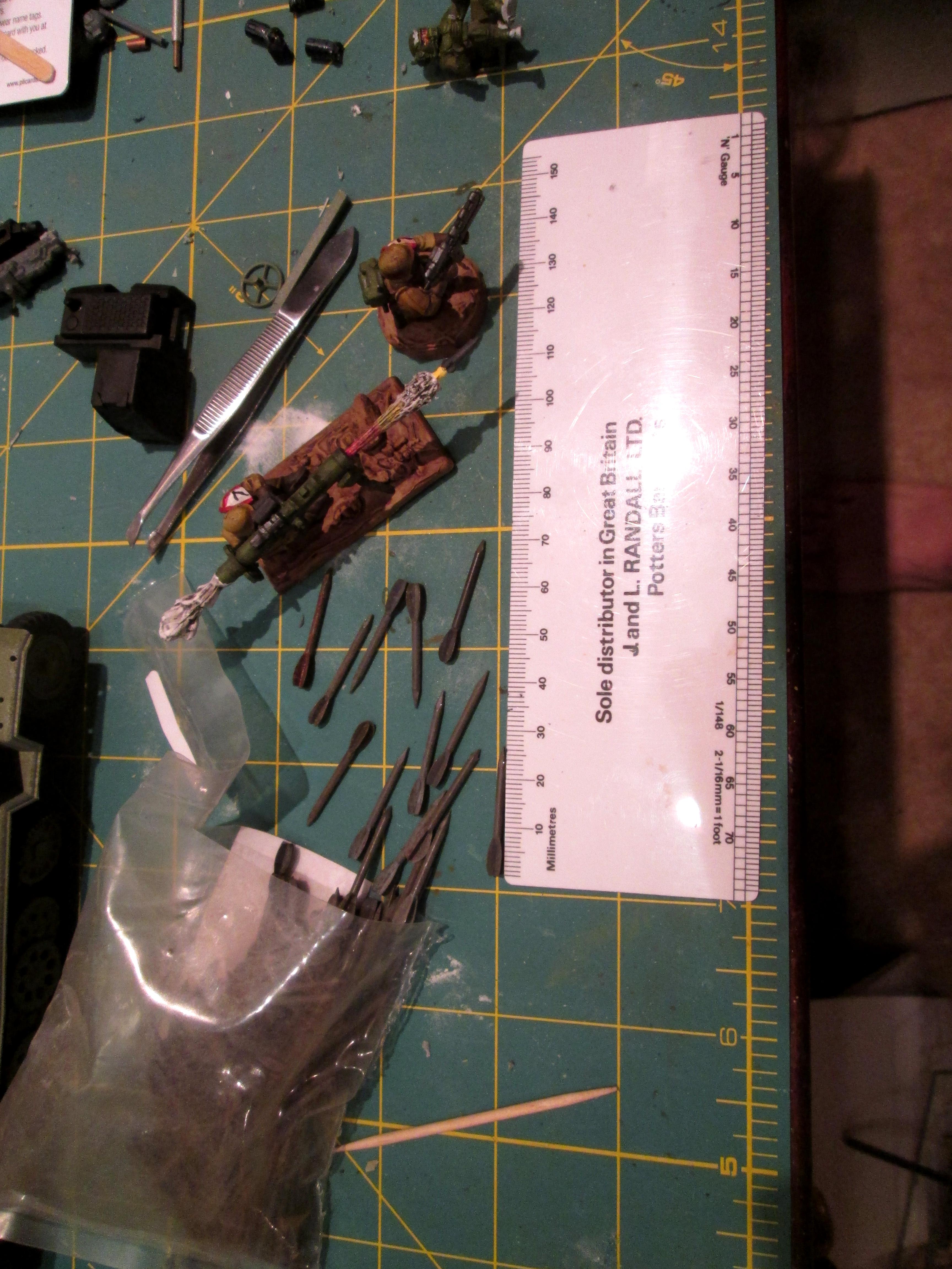 Bits, Conversion, Kitbash, Materials, Missiles, Scratch Build
