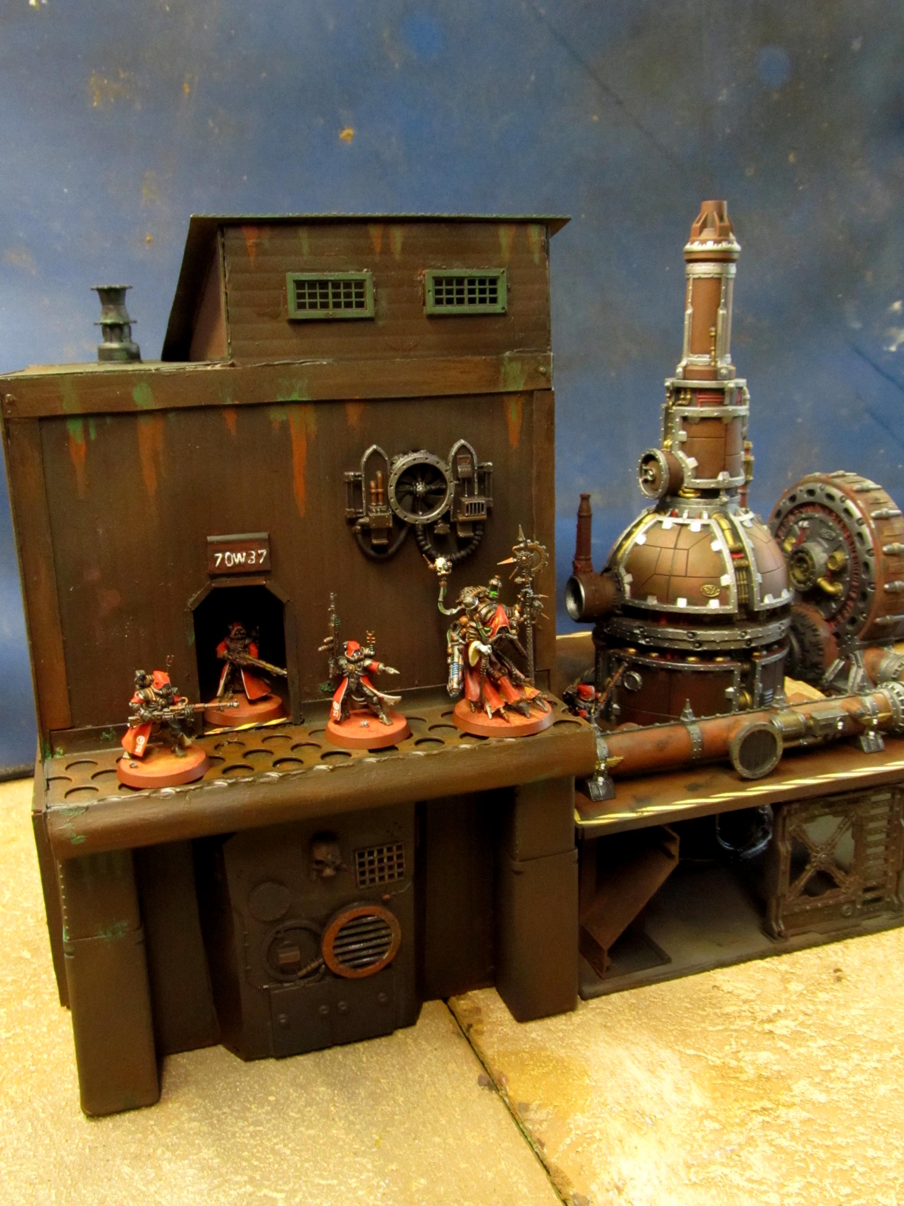Buildings, Factory, Mechanicus, Terrain, Warhammer 40,000