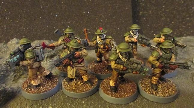 Shadow War:  Armageddon Astra Militarum Kill Team