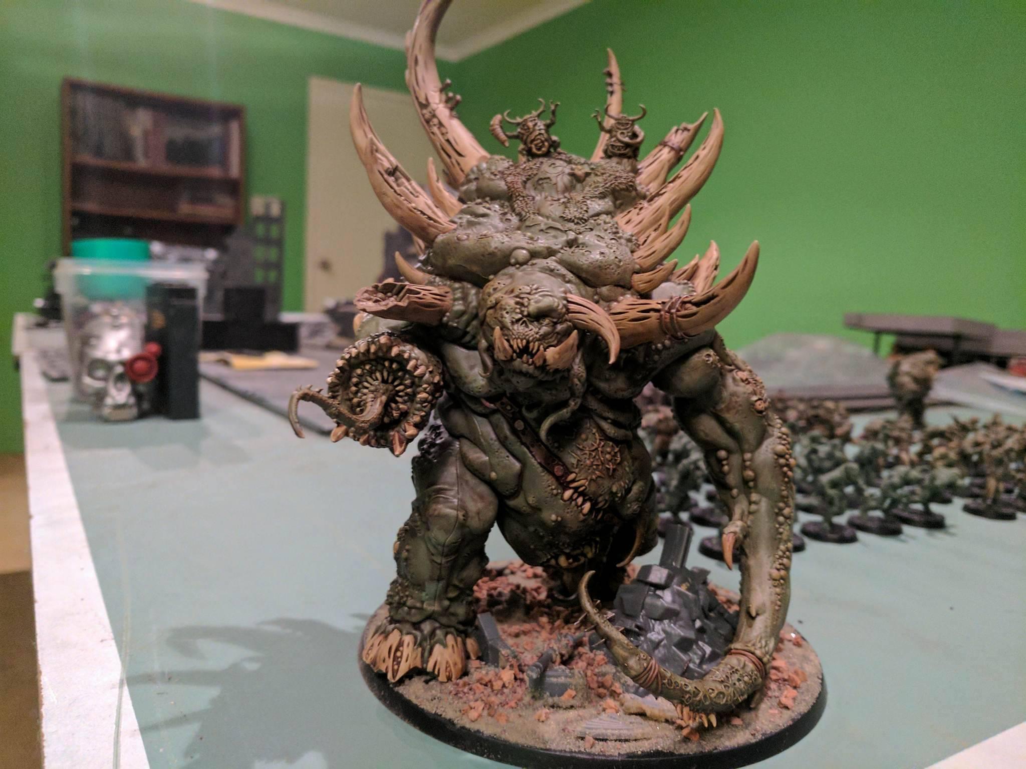 Finished the eye and added rust pigment. still waiting for the base to dry before undercoating