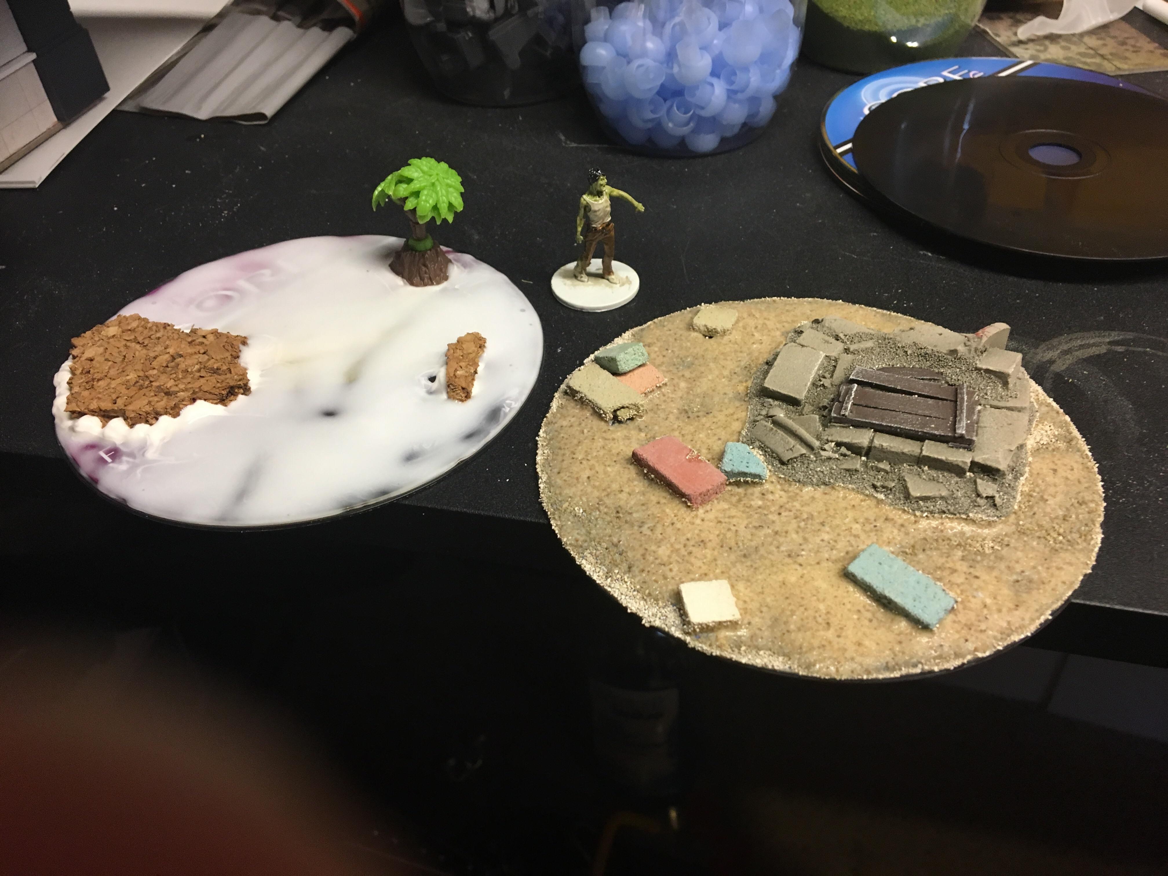 Marsh and ruin