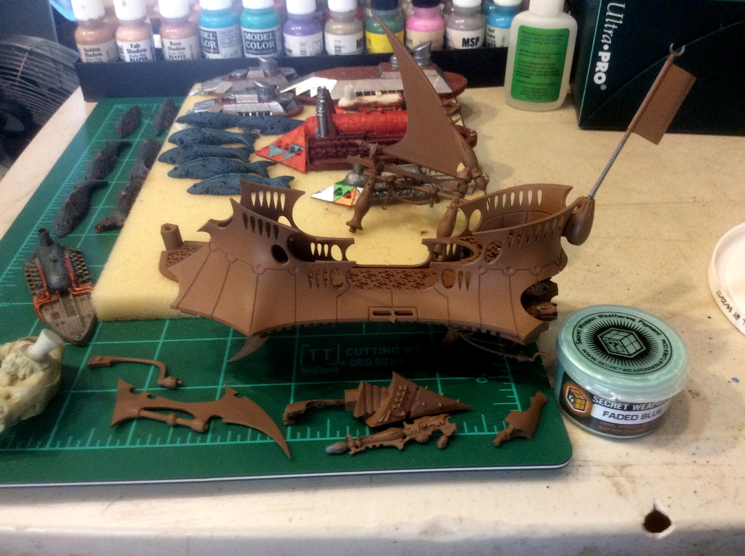 Dark Eldar, Raider, Work In Progress