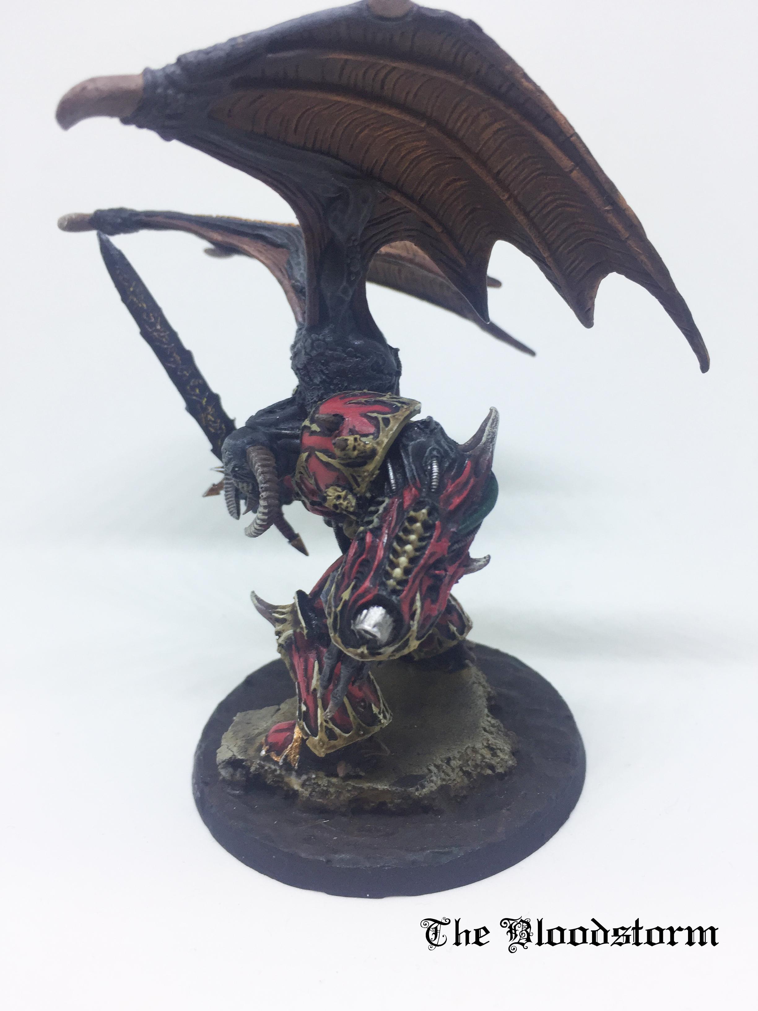 Chaos, Chaos Daemons, Chaos Space Marines, Daemon Prince, Daemonkin, Khorne, Warhammer 40,000, Winged