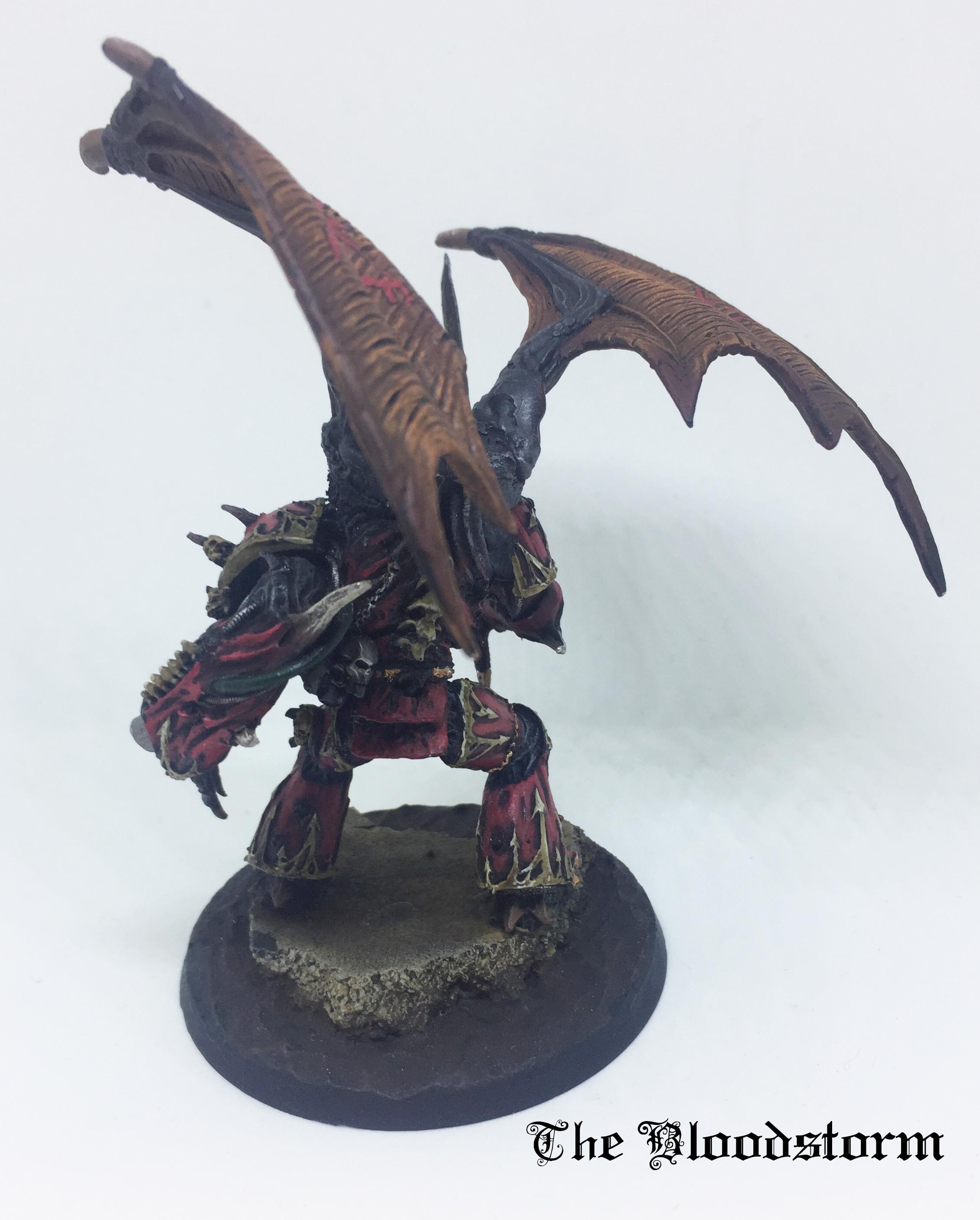 Chaos, Chaos Daemons, Chaos Space Marines, Daemon Prince, Daemonkin, Khorne, Warhammer 40,000, Winged