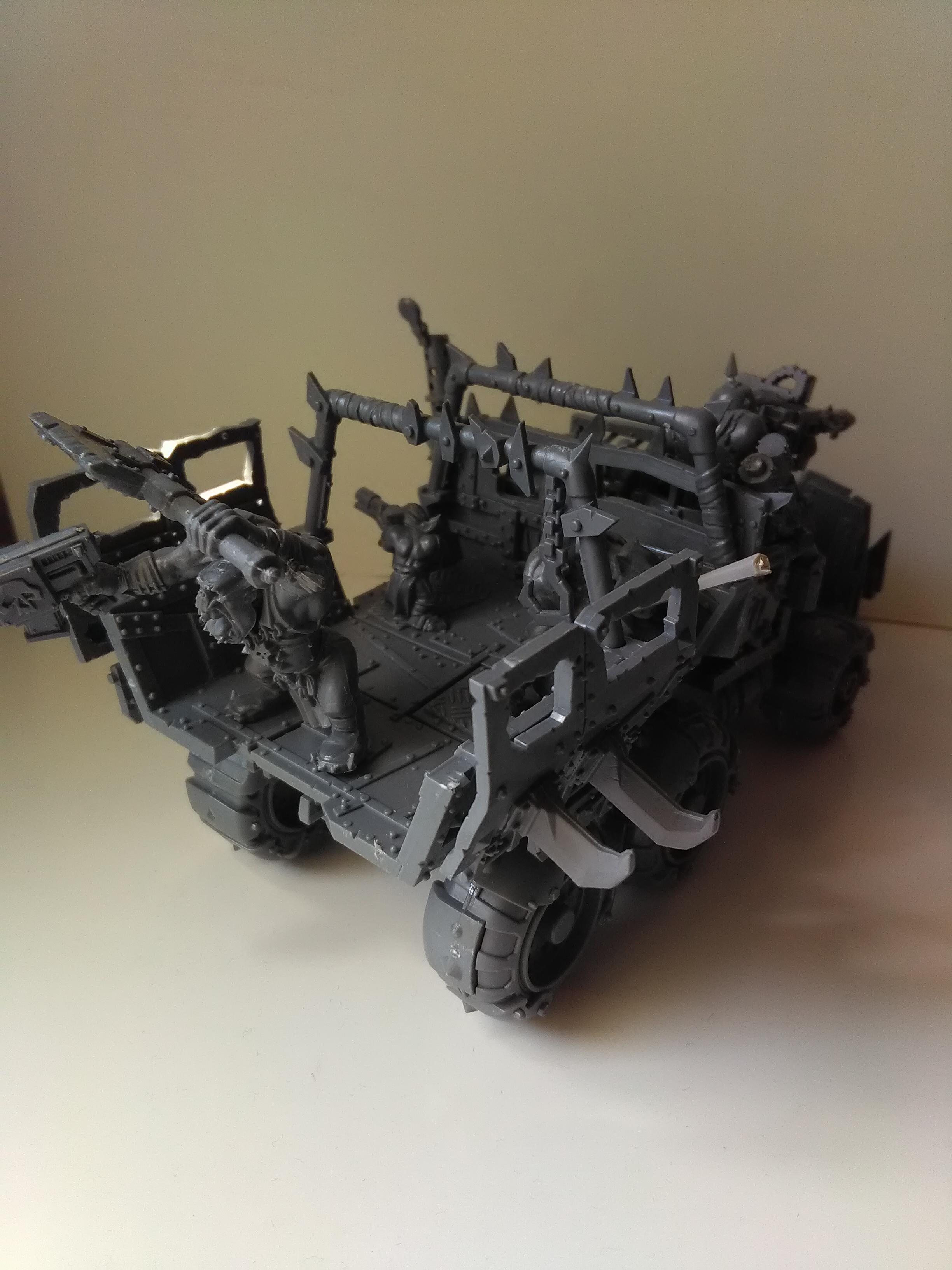 Orks, wartruck backside 