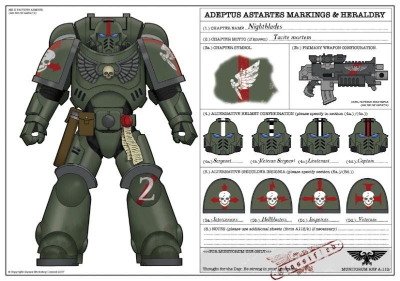 Paint Scheme, Primaris, Space Marines, Warhammer 40,000 - Primaris ...
