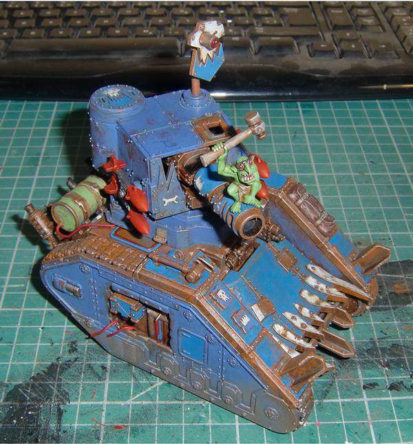 Death Skull, Leman Russ, Looted, Orks, Tank, Warhammer 40,000