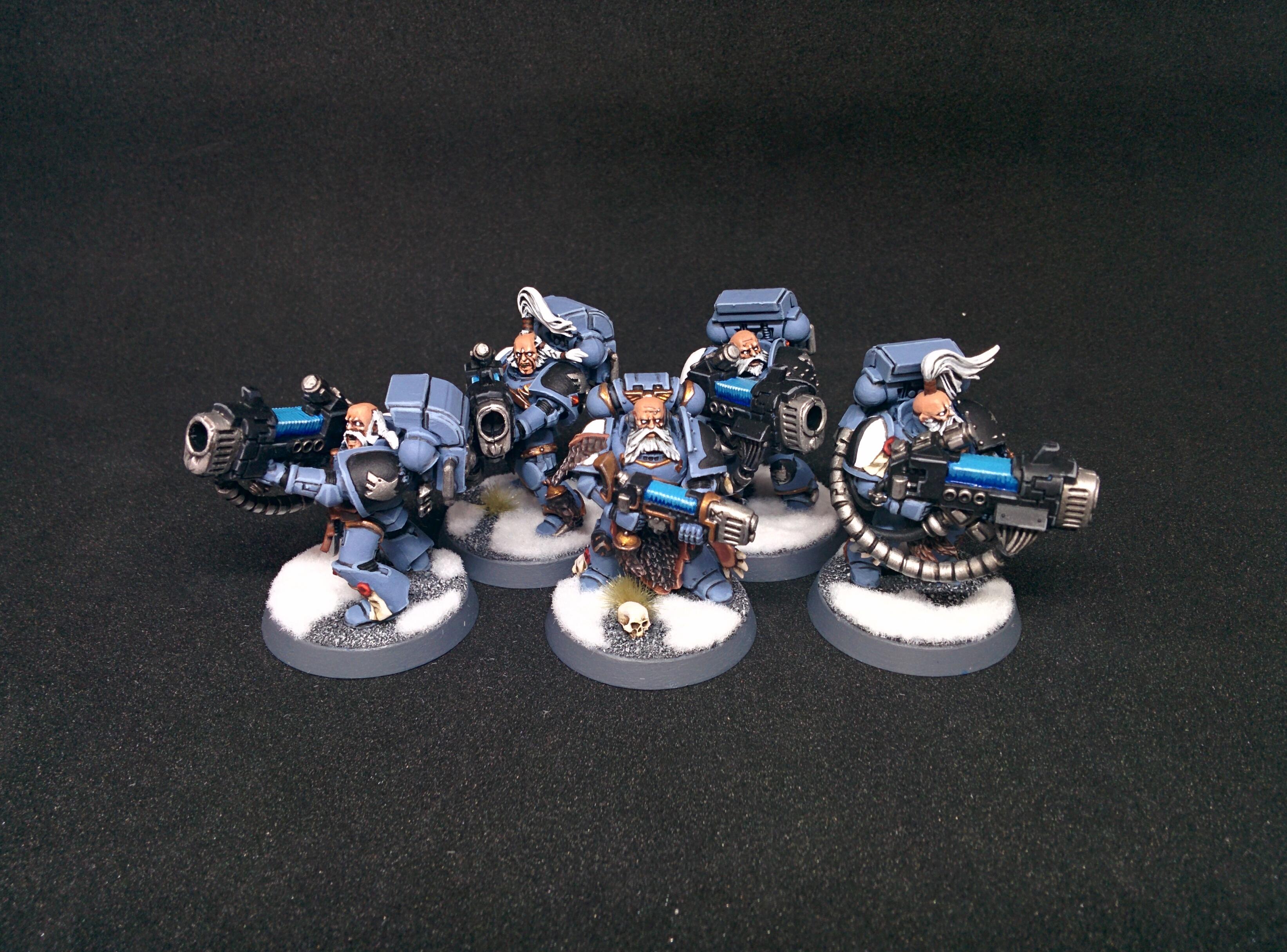 Ironwolves, Long Fangs, Plasma, Snow, Space Marines, Space Wolves, Vlka Fenryka