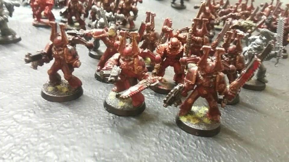 Army, Chaos, Conversion, Khorne, Warhammer 40,000, Warhammer Fantasy