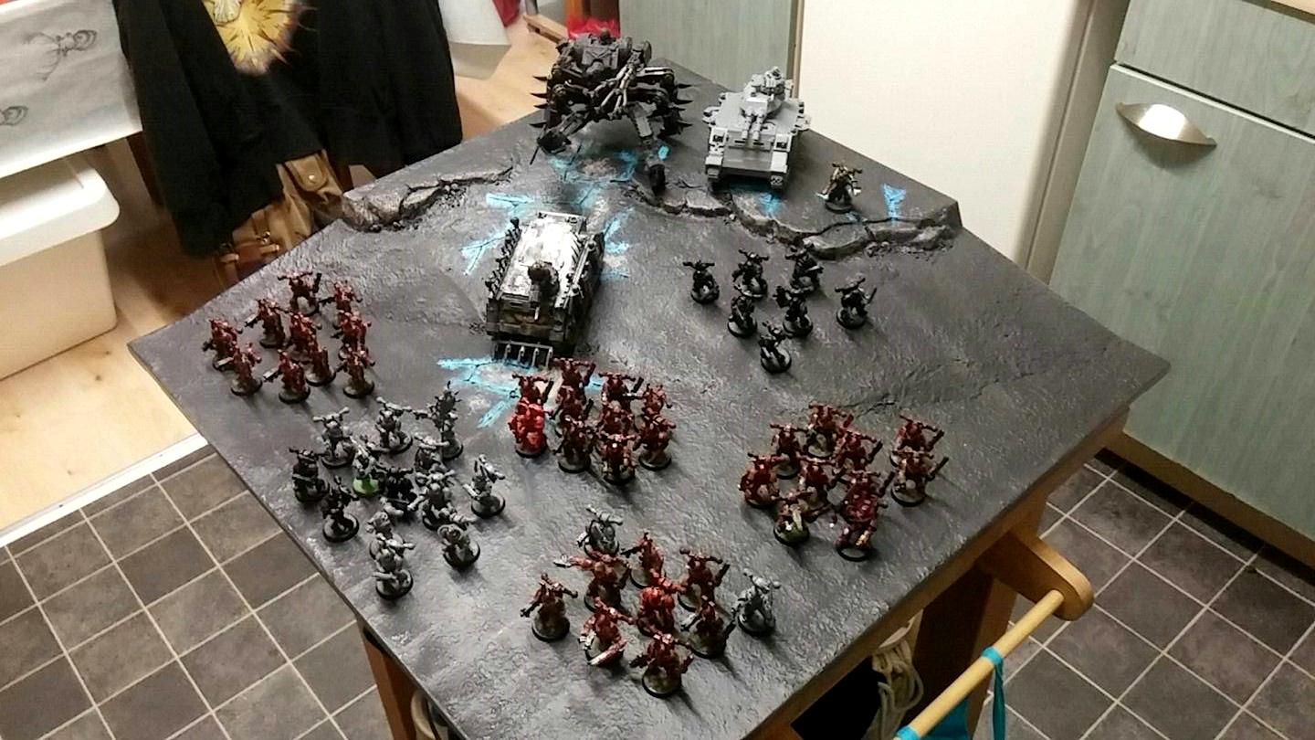 Army, Chaos, Conversion, Khorne, Warhammer 40,000, Warhammer Fantasy